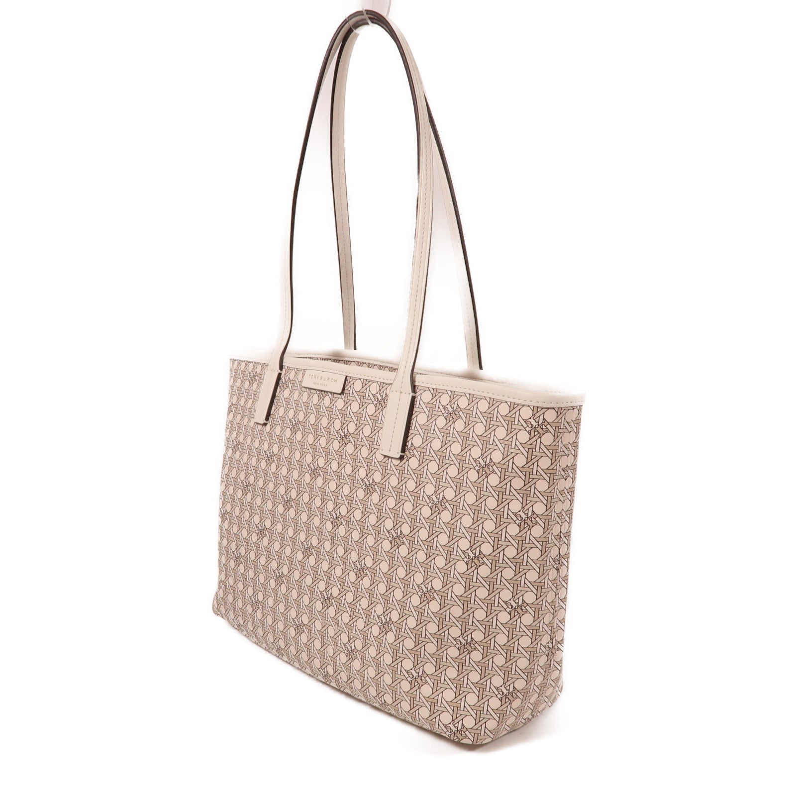 塗層帆布Shoulder Tote金扣肩背袋/手挽袋