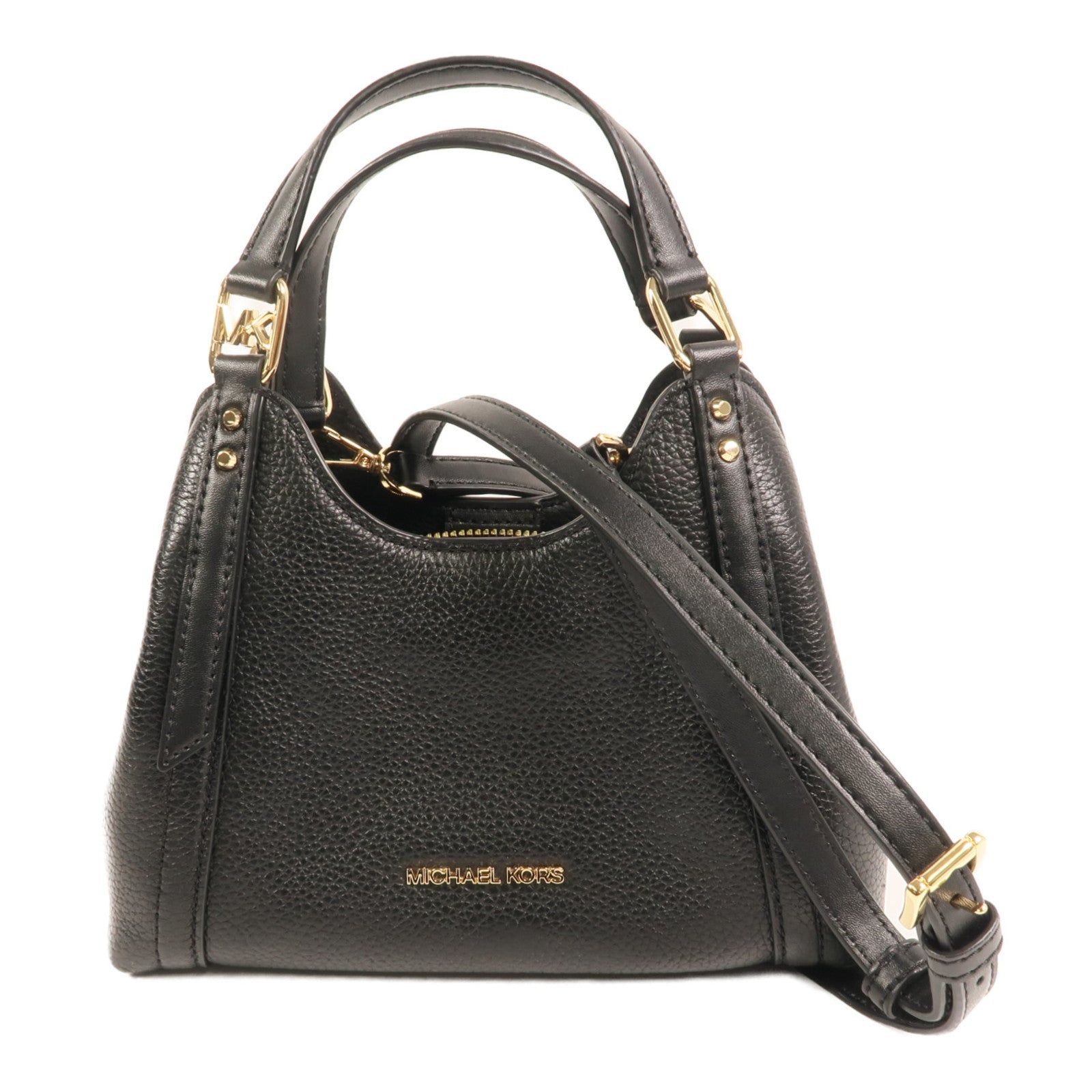 Michael Kors 牛皮皮革Shoulder Bag金扣手挽肩背兩用袋