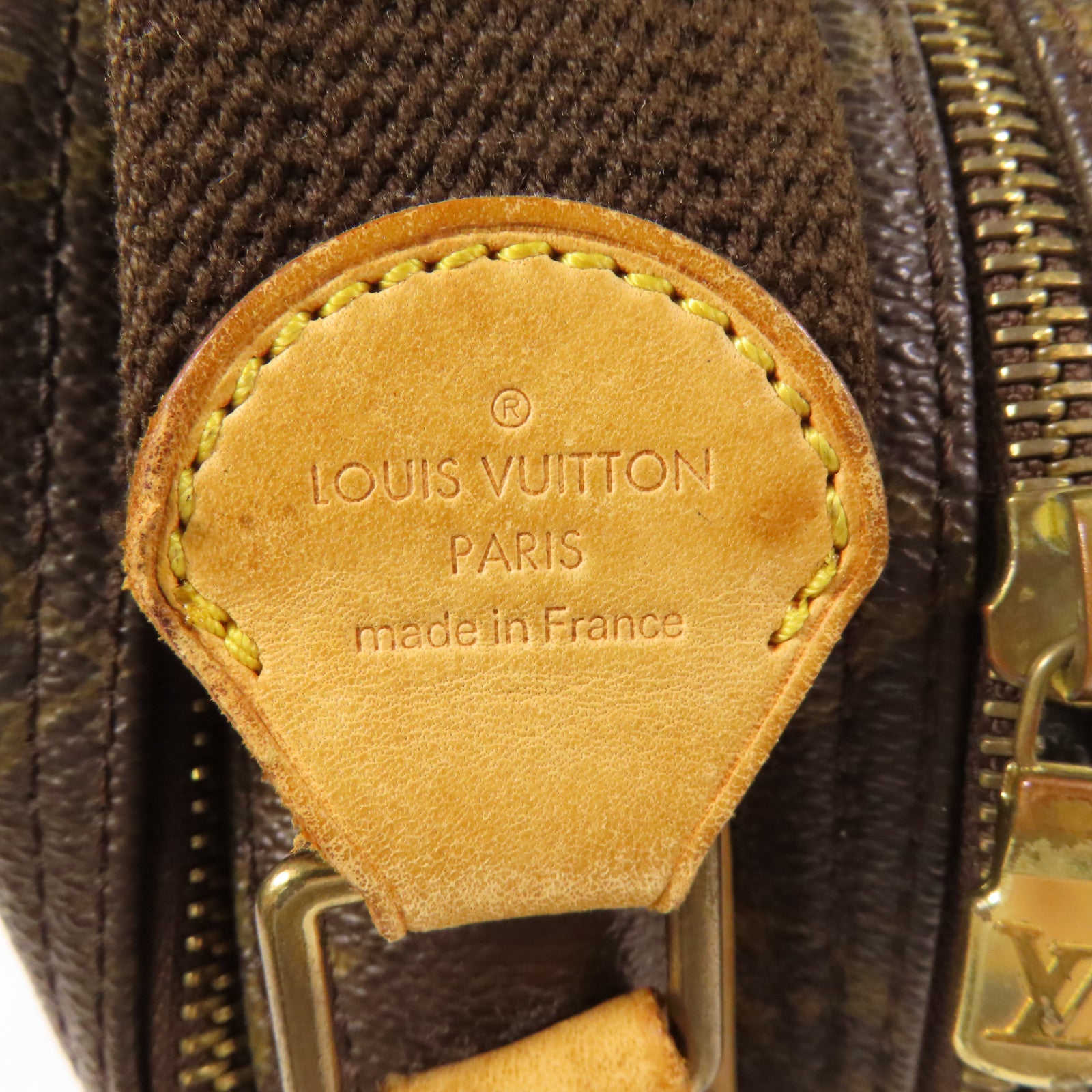 LOUIS VUITTON 【激減優惠】Monogram Reporter PM金扣肩背袋棕色