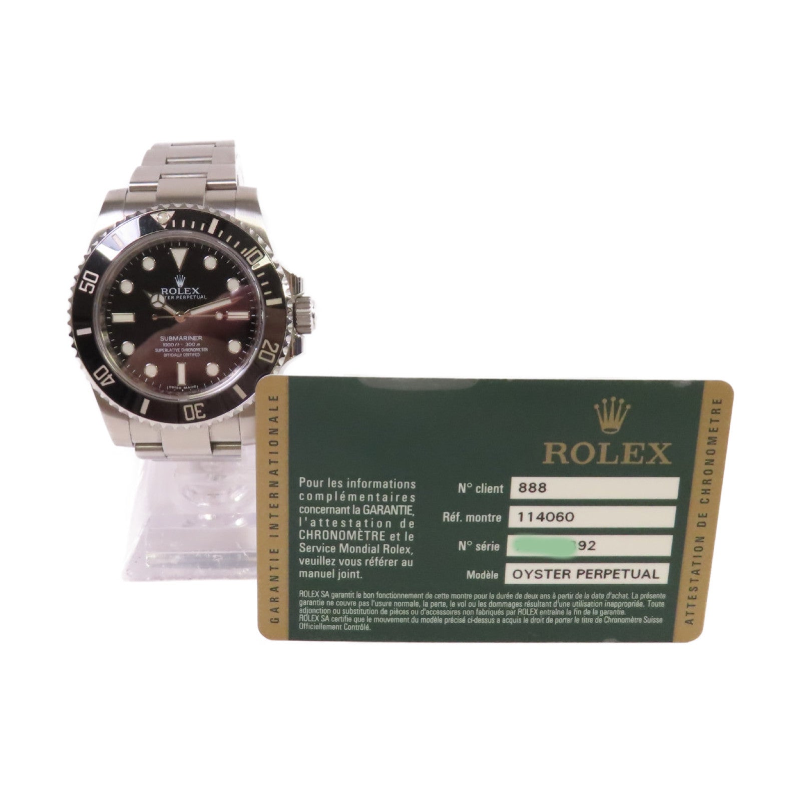 ROLEX Submariner Watch不鏽鋼自動機芯手錶黑色