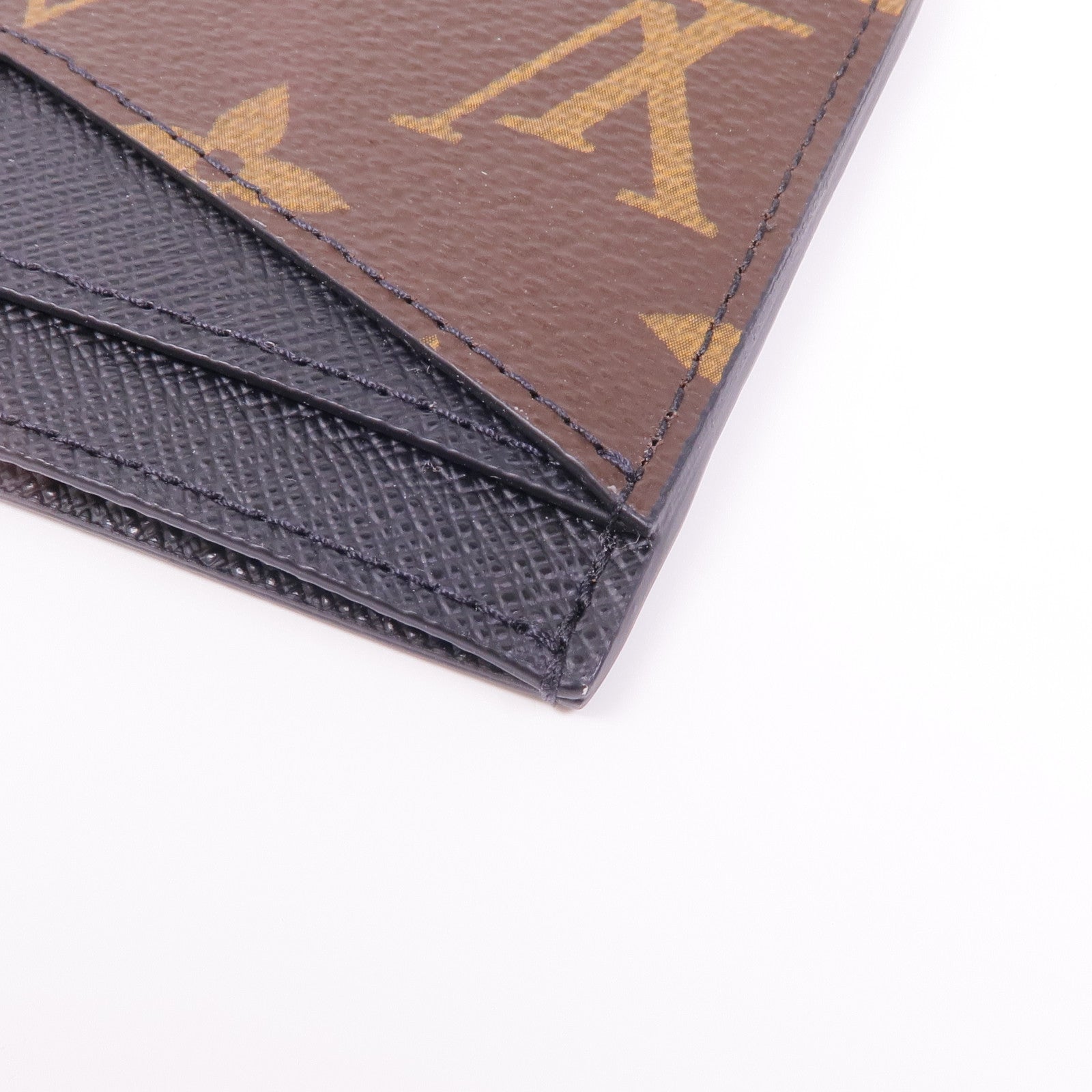 LOUIS VUITTON Monogram Macassar Neo Porte Cartes卡片套