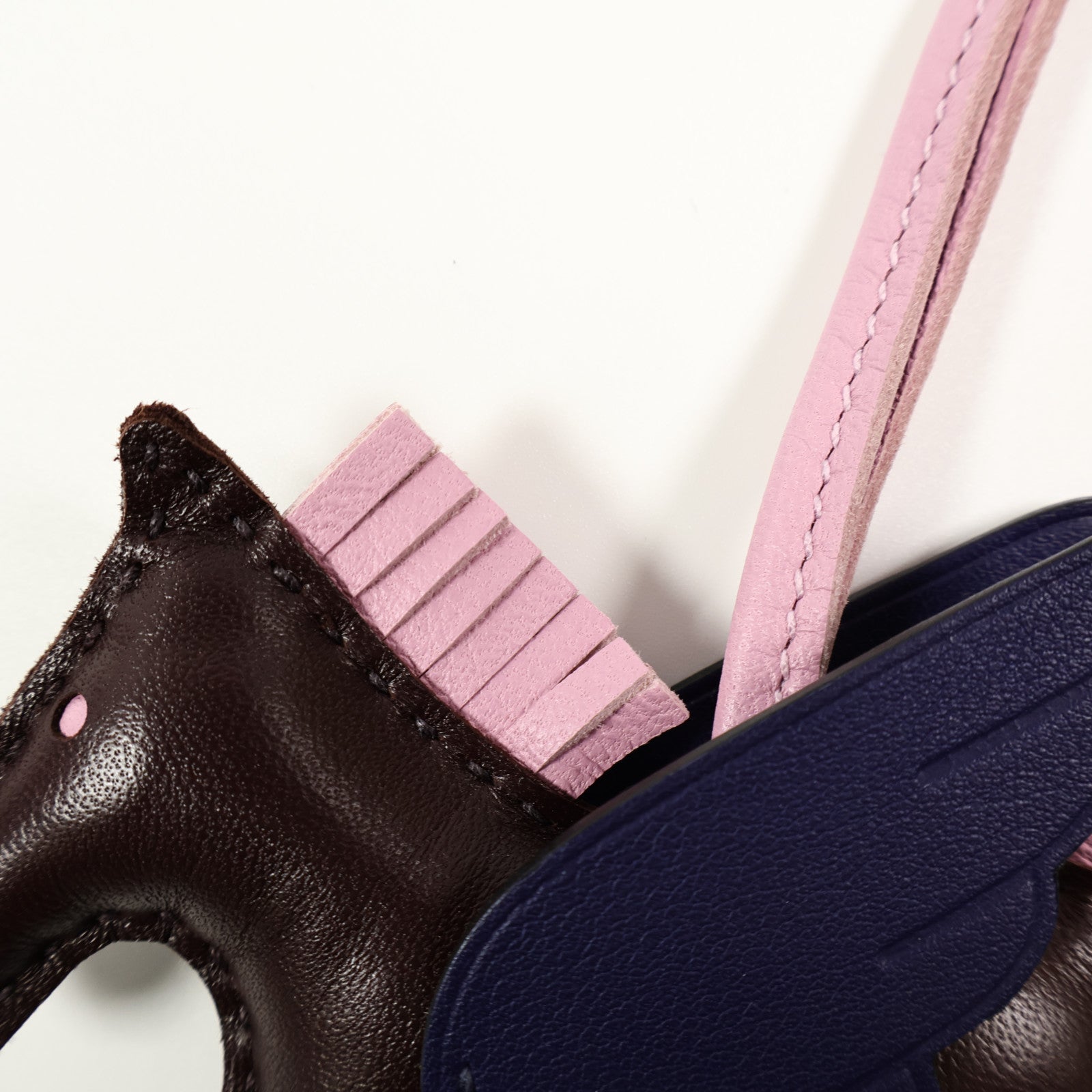 HERMES Milo皮革Rodeo Pegase PM掛飾