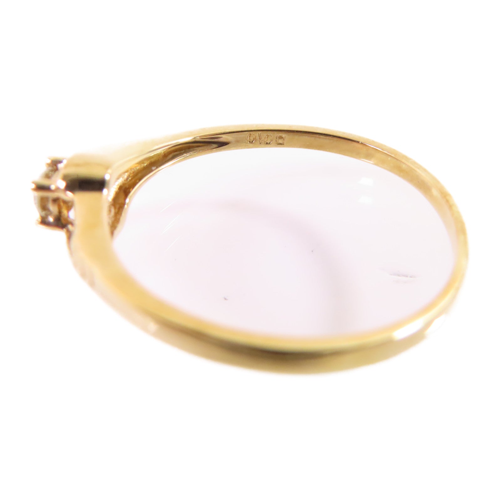 JEWELRY 18K黃金/鑽石Diamond Ring戒指US#7.5