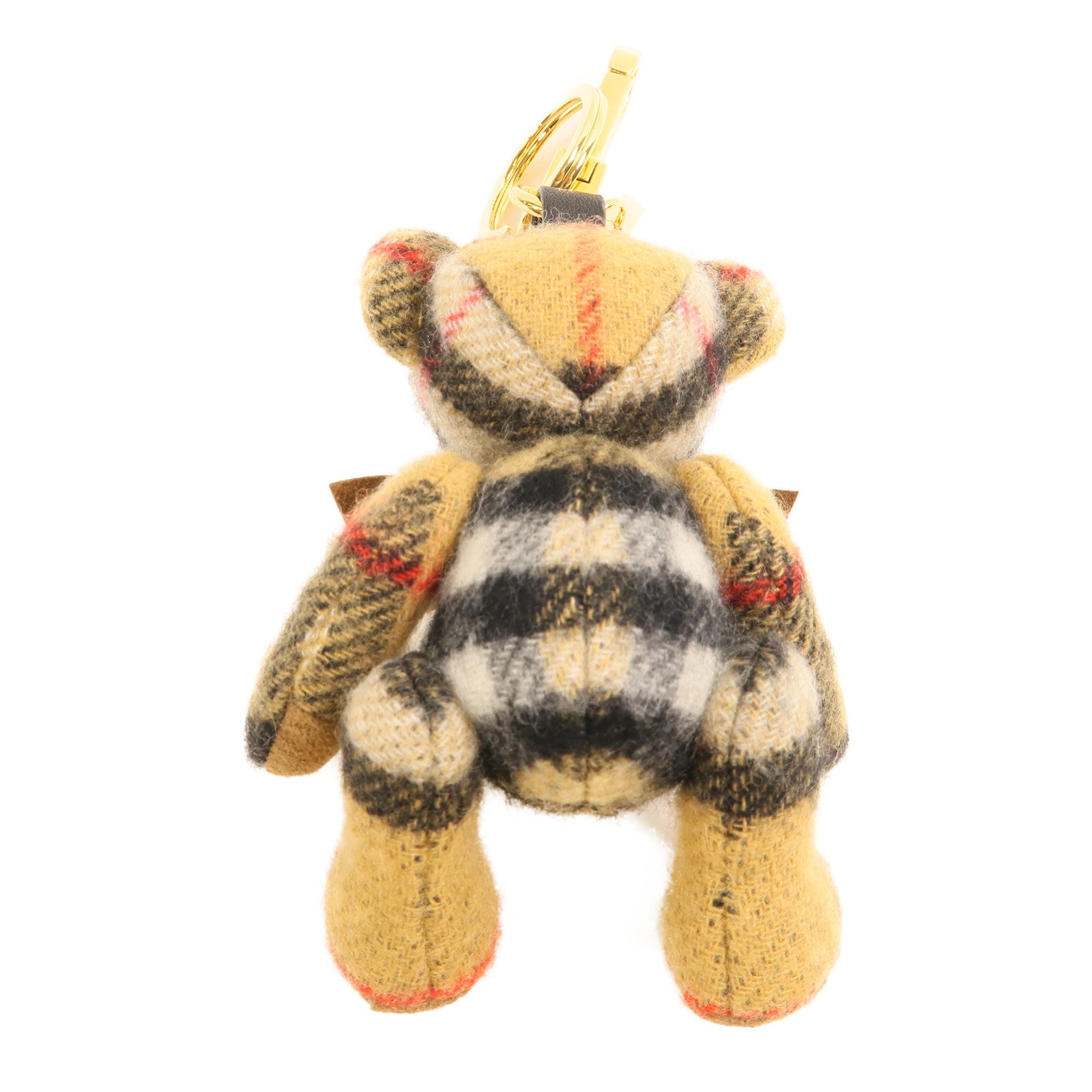 BURBERRY 棉質Thomas Bear Charm/Key Ring金扣掛飾/鑰匙圈