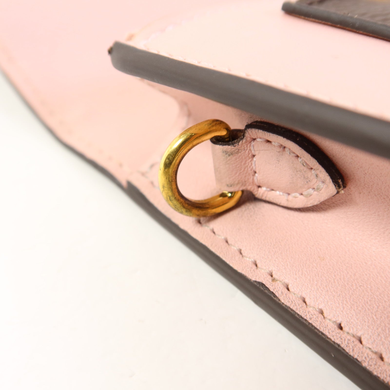 LOUIS VUITTON Monogram Flore Chain Wallet金扣鏈帶肩背袋