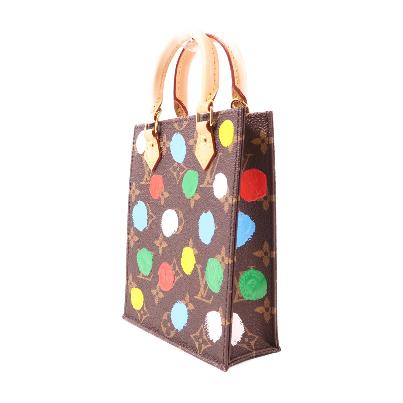 LOUIS VUITTON Monogram YK Petit Sac Plat金扣手挽肩背兩用袋