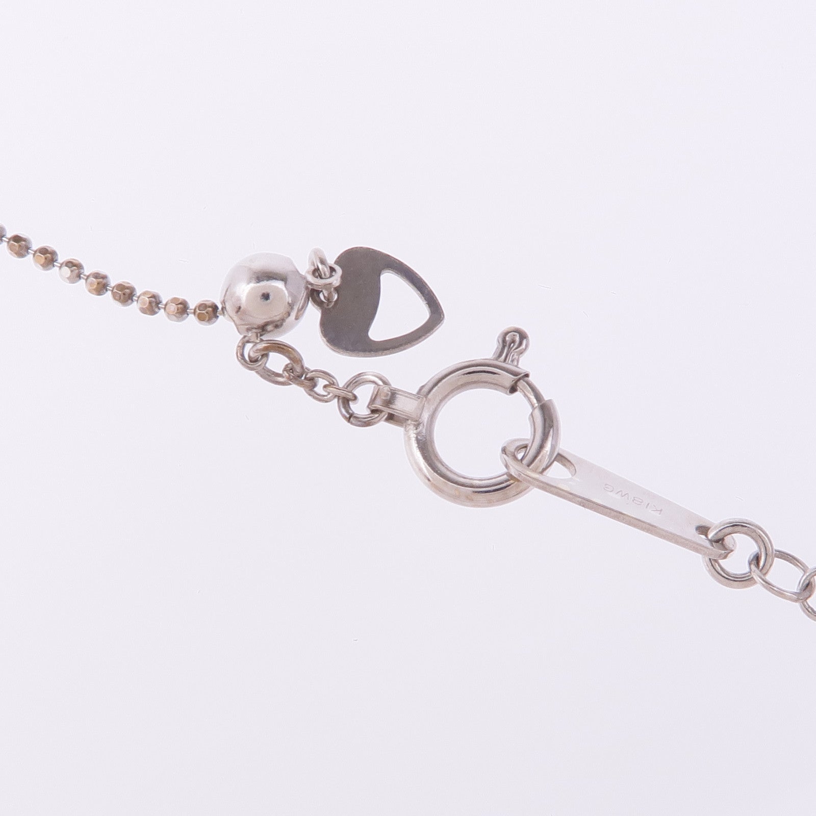 JEWELRY 18K白金Sapphire Diamond Necklace藍寶石/鑽石項鍊