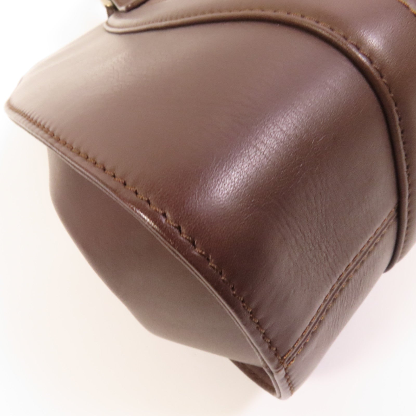 LOEWE 牛皮皮革Handbag銀扣手挽袋