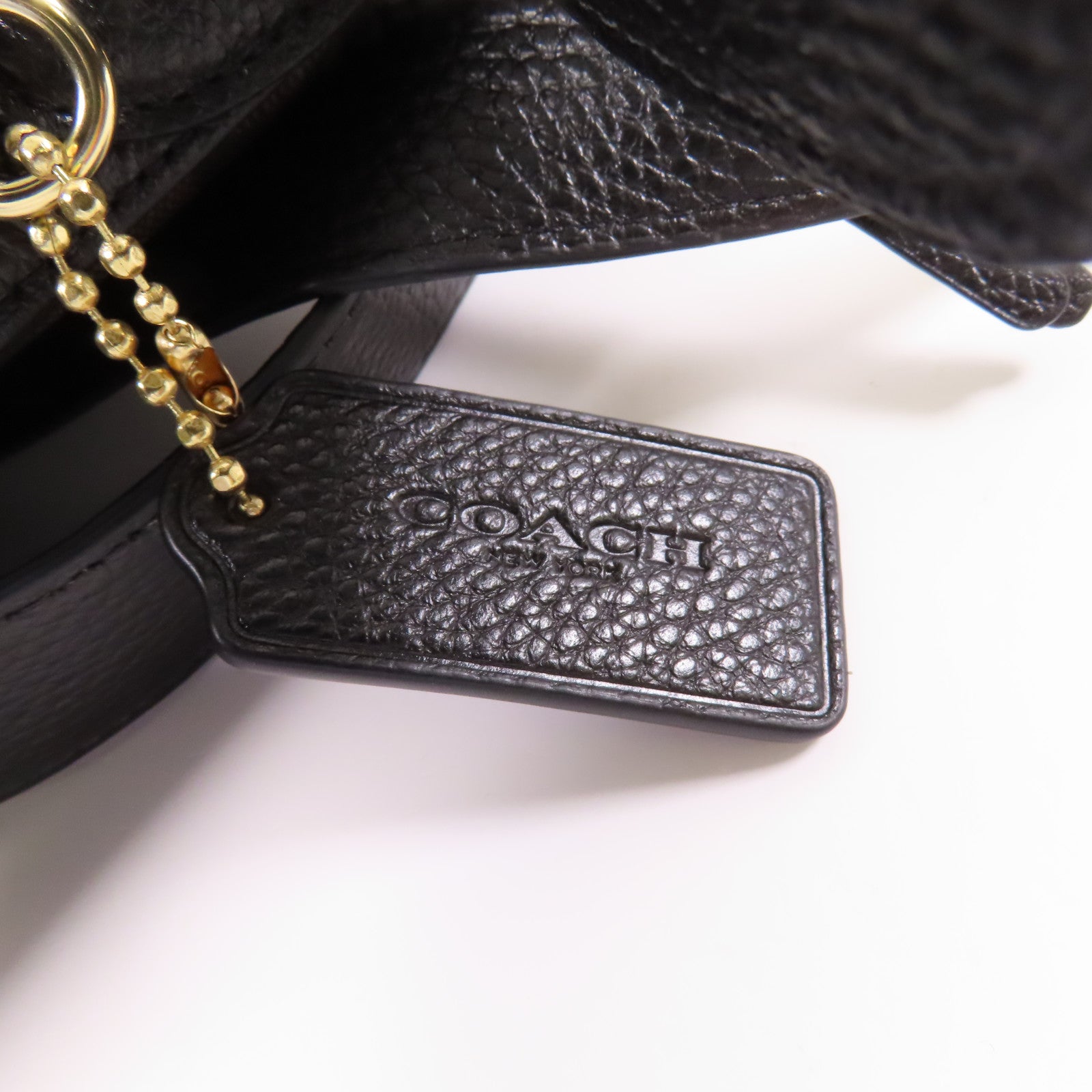 COACH 塗層帆布Shoulder Bag金扣肩背袋