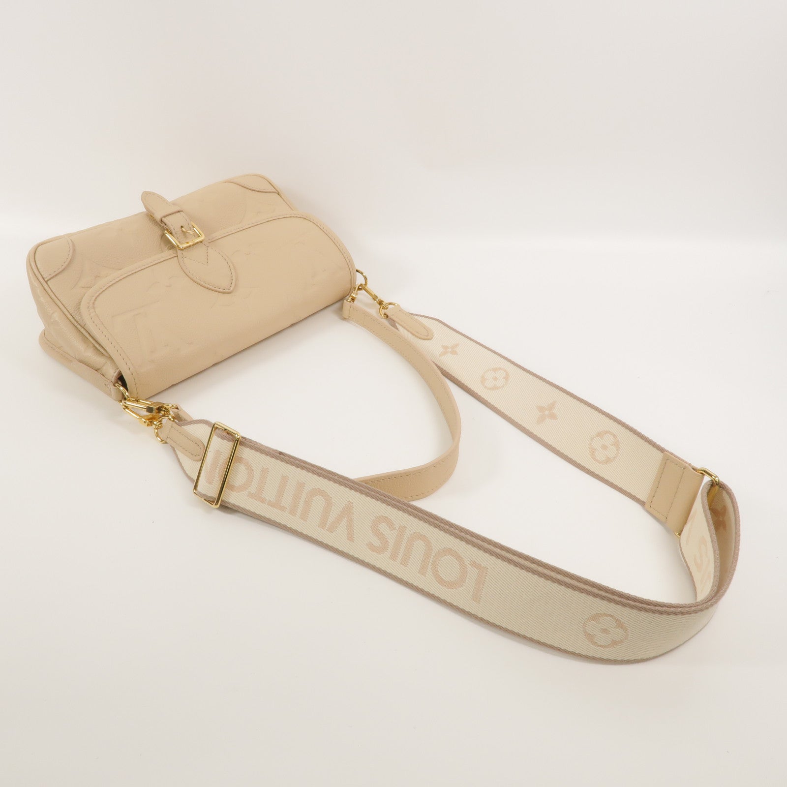 LOUIS VUITTON Monogram Empreinte Diane手挽肩背兩用袋