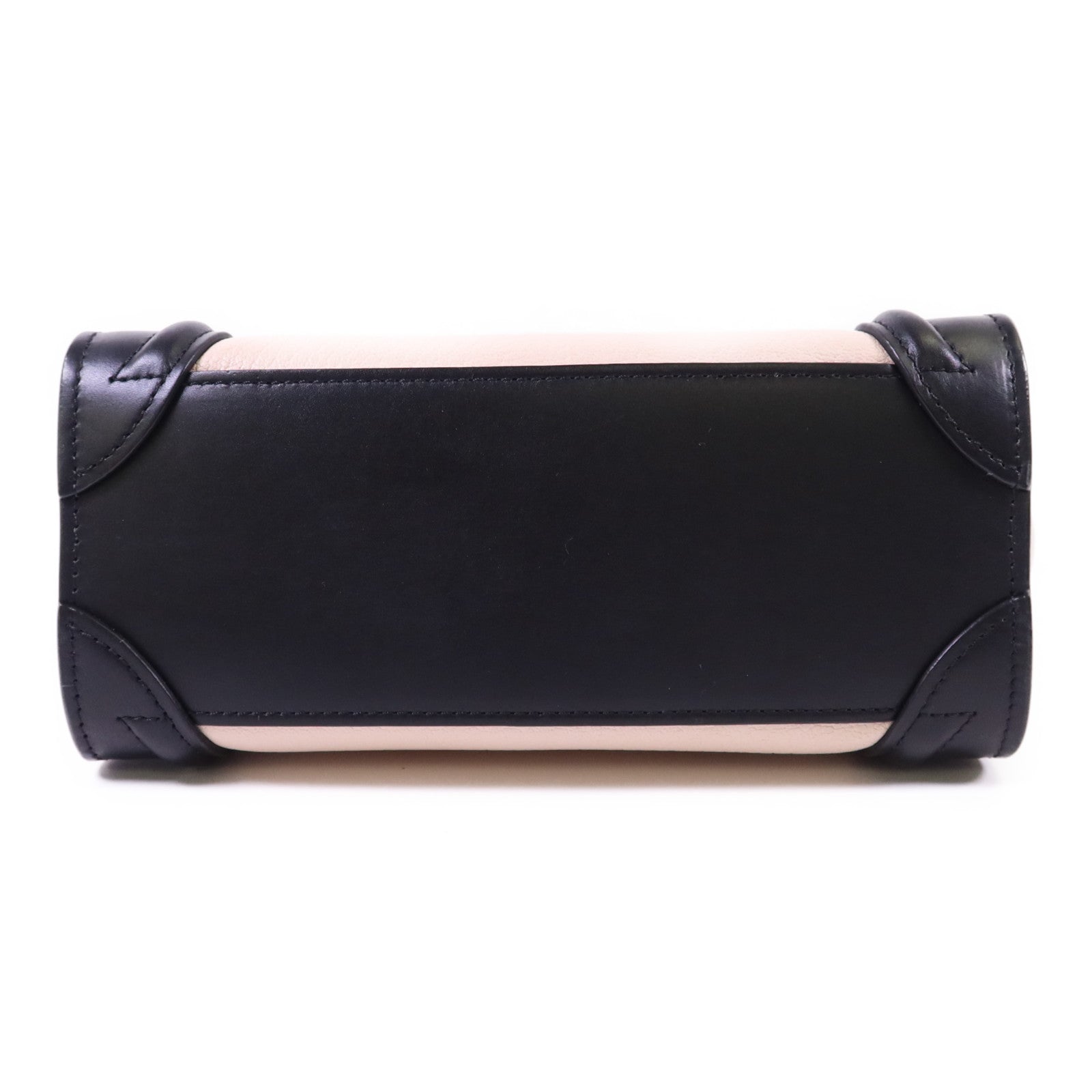 CELINE 牛皮皮革Nano Luggage金扣手挽肩背兩用袋