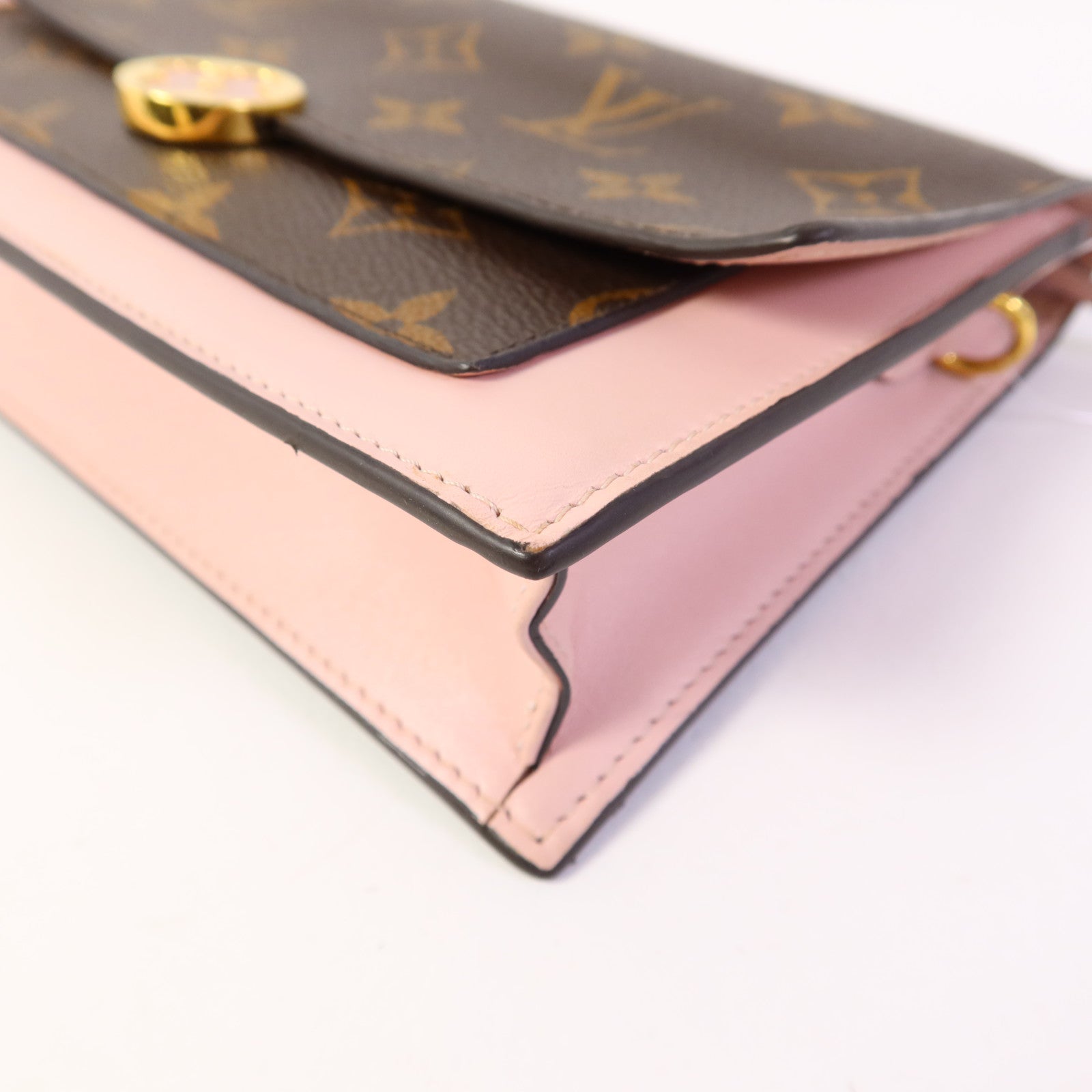 LOUIS VUITTON 【激減優惠】Monogram Flore Chain Wallet金扣鏈帶肩背袋