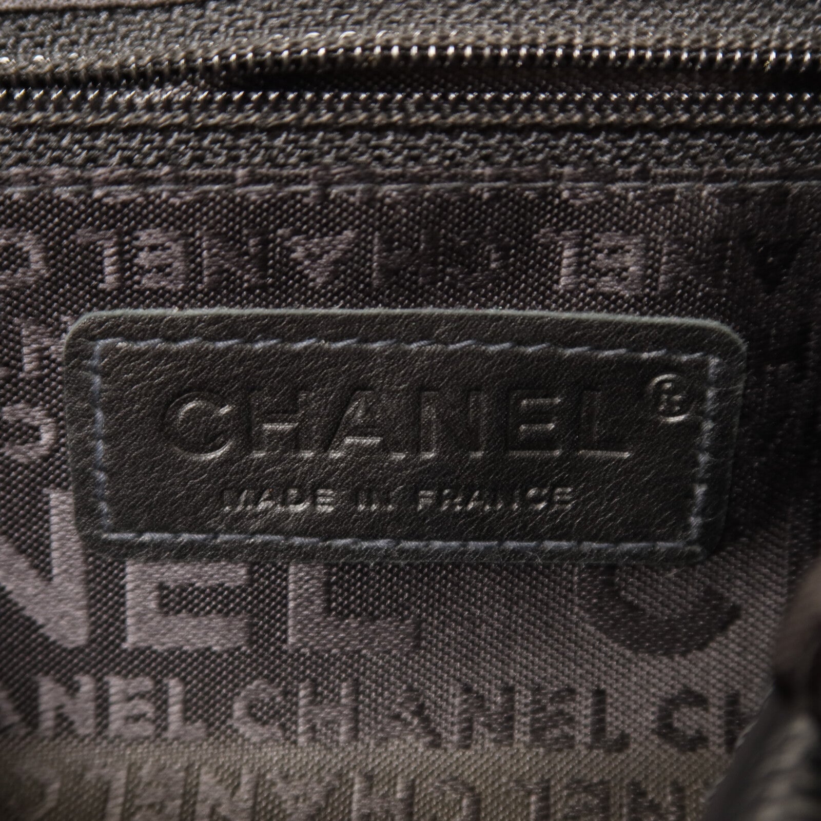 CHANEL 牛皮皮革Accordion Flap銀扣鏈帶肩背袋