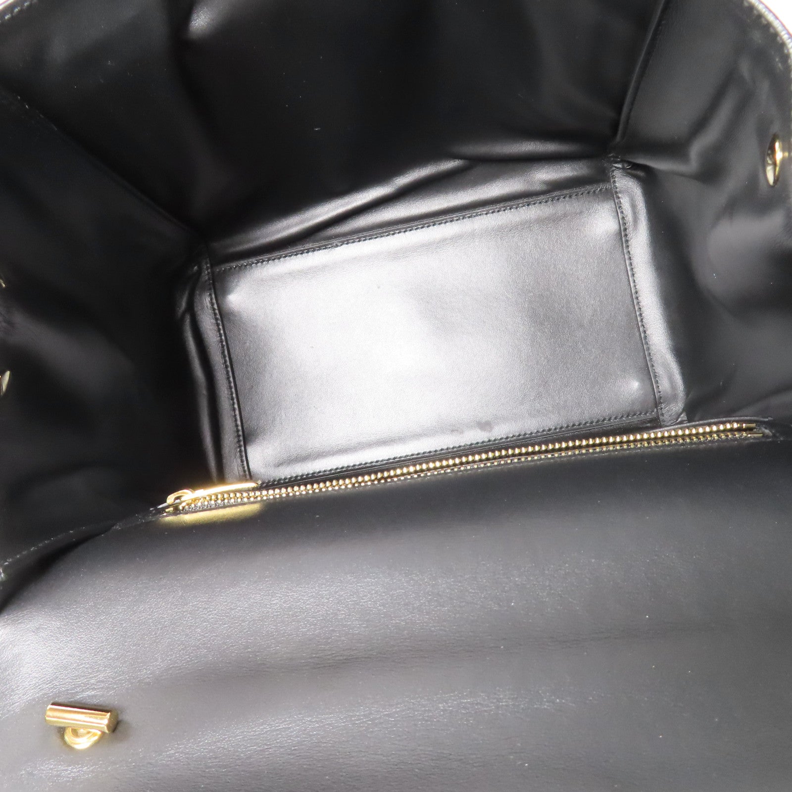 Salvatore Ferragamo 牛皮皮革2 Way Shoulder金扣手挽肩背兩用袋黑色