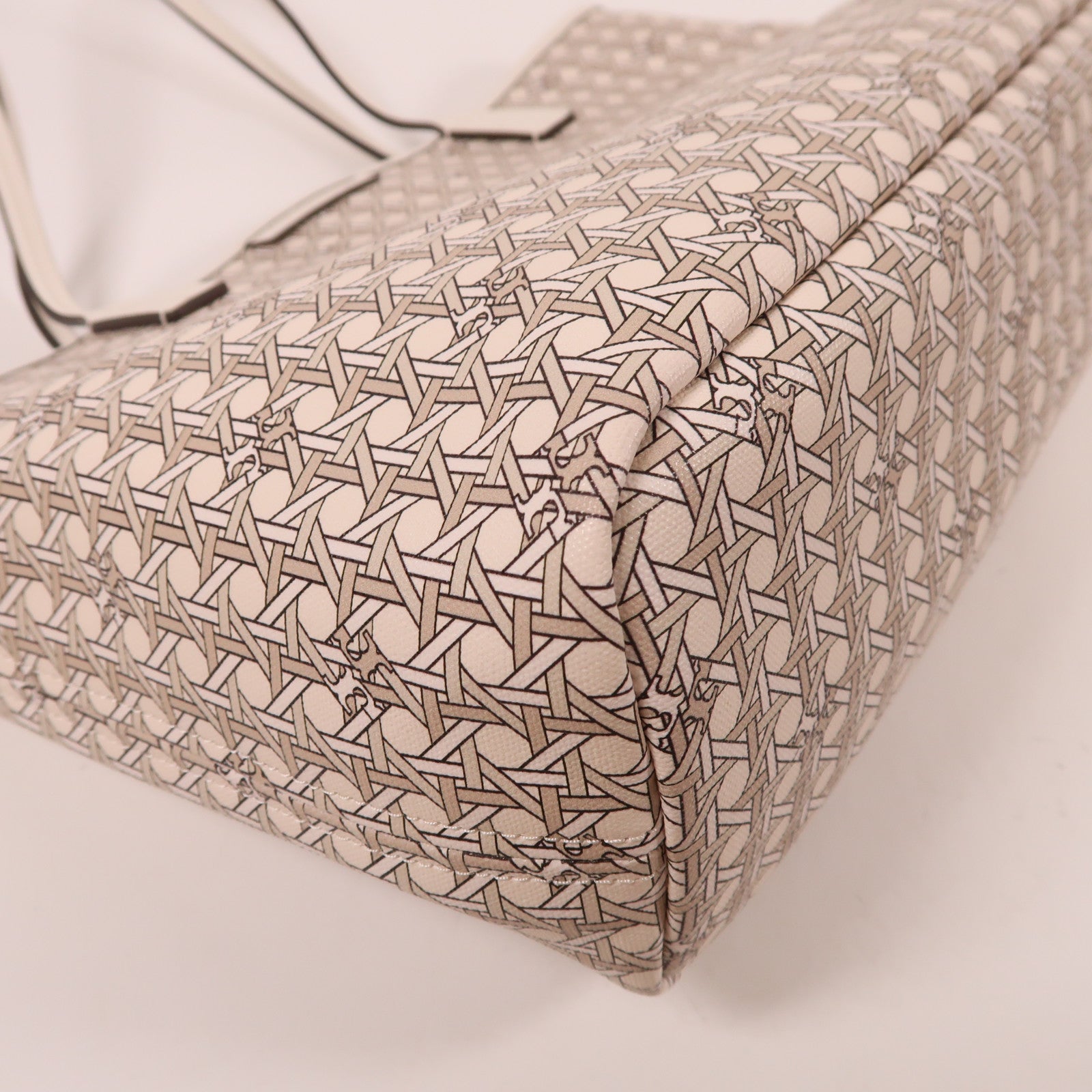 塗層帆布Shoulder Tote金扣肩背袋/手挽袋