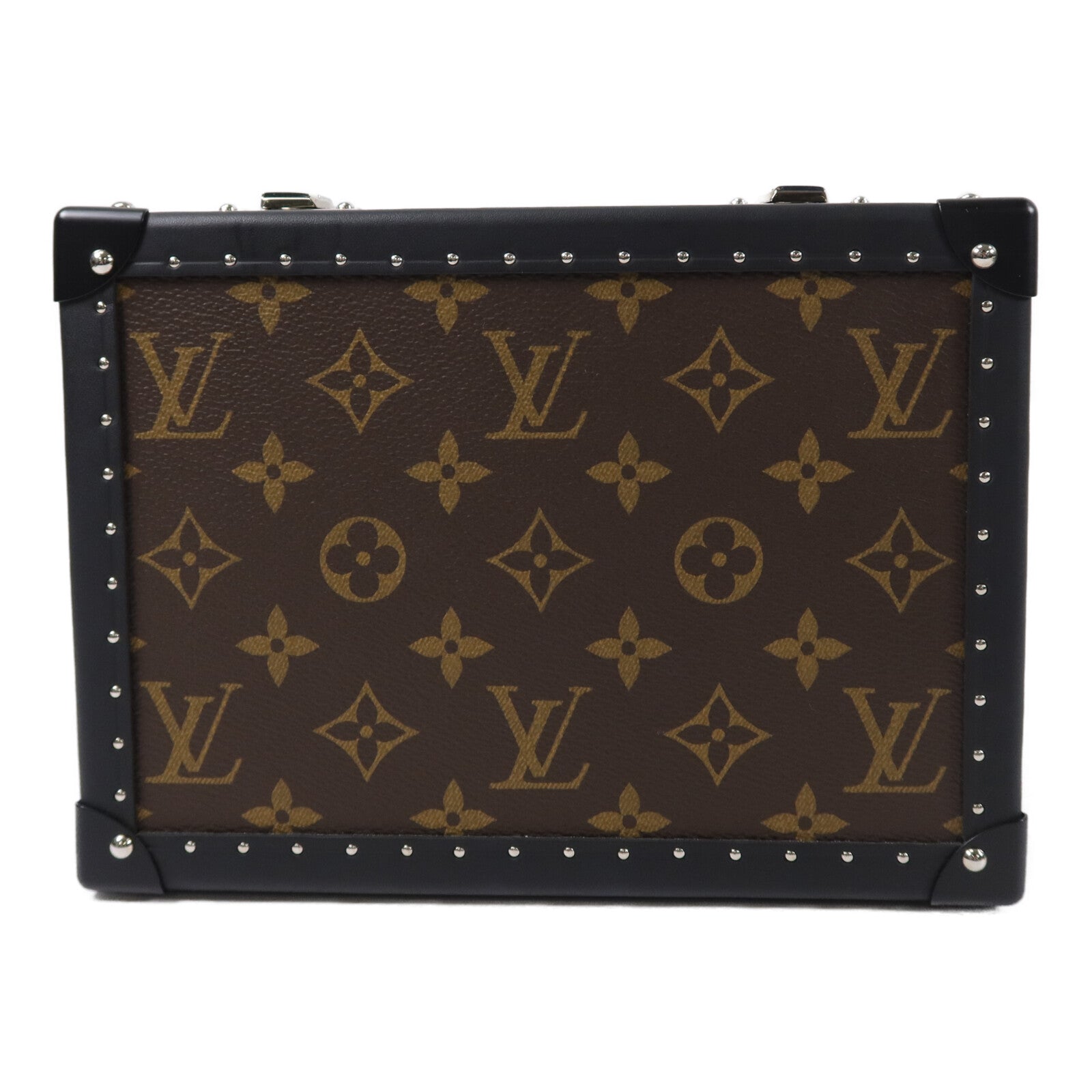 LOUIS VUITTON Monogram Macassar Clutch Box肩背袋