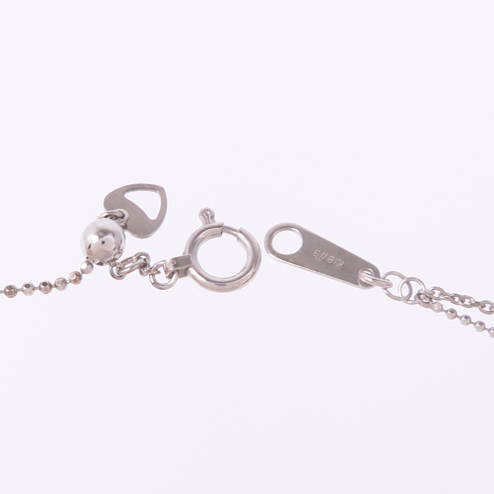 JEWELRY 18K白金Sapphire Diamond Necklace藍寶石/鑽石項鍊