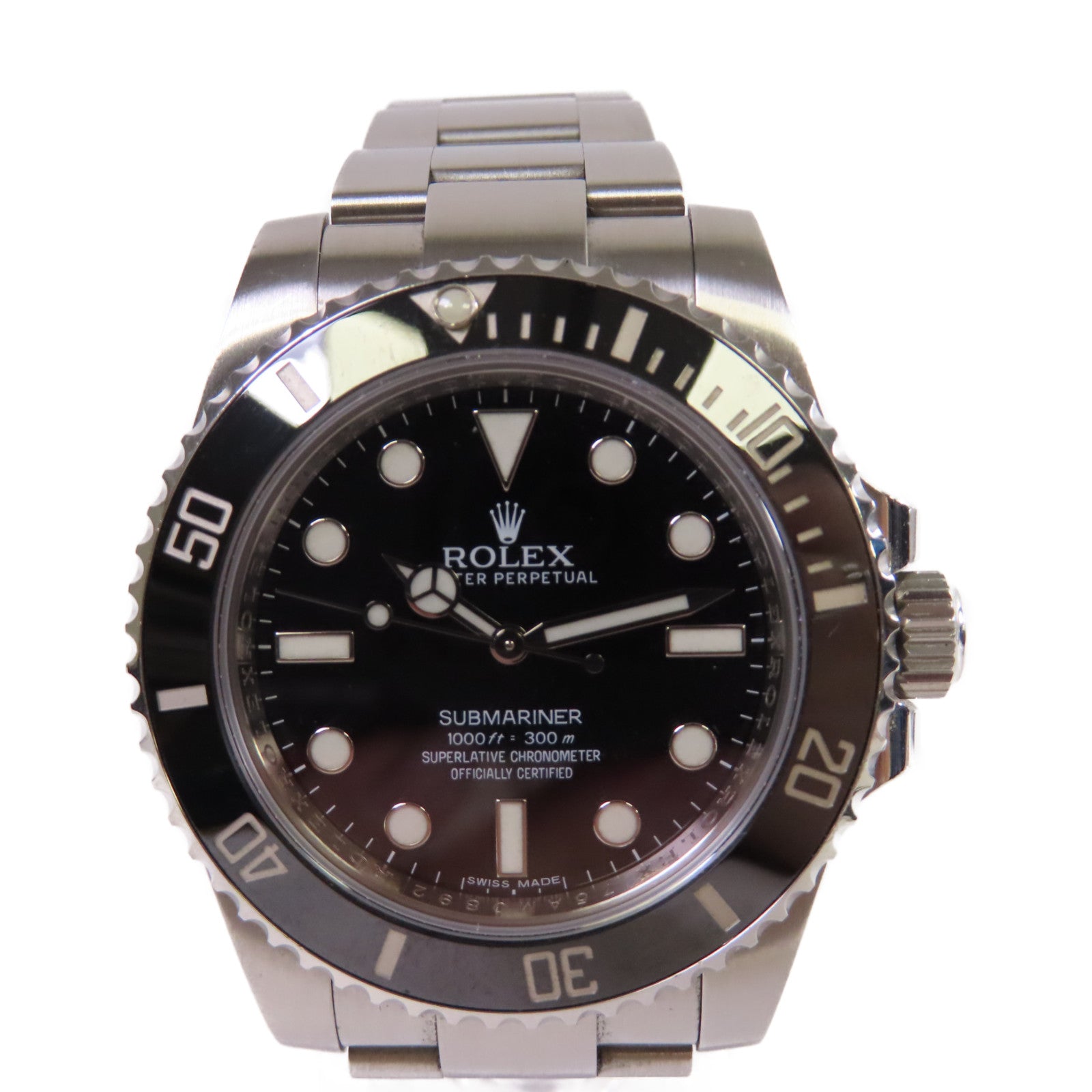 ROLEX Submariner Watch不鏽鋼自動機芯手錶黑色