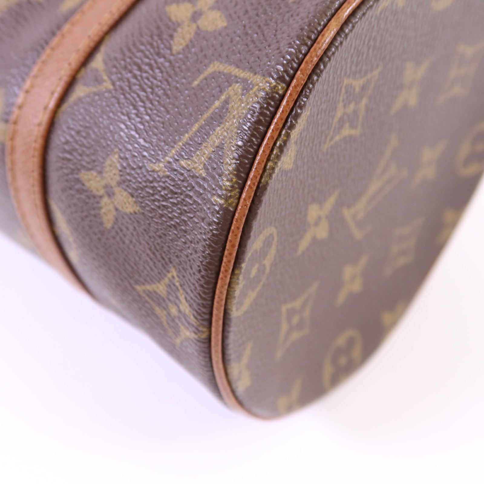 LOUIS VUITTON Monogram Papillon PM金扣手挽袋