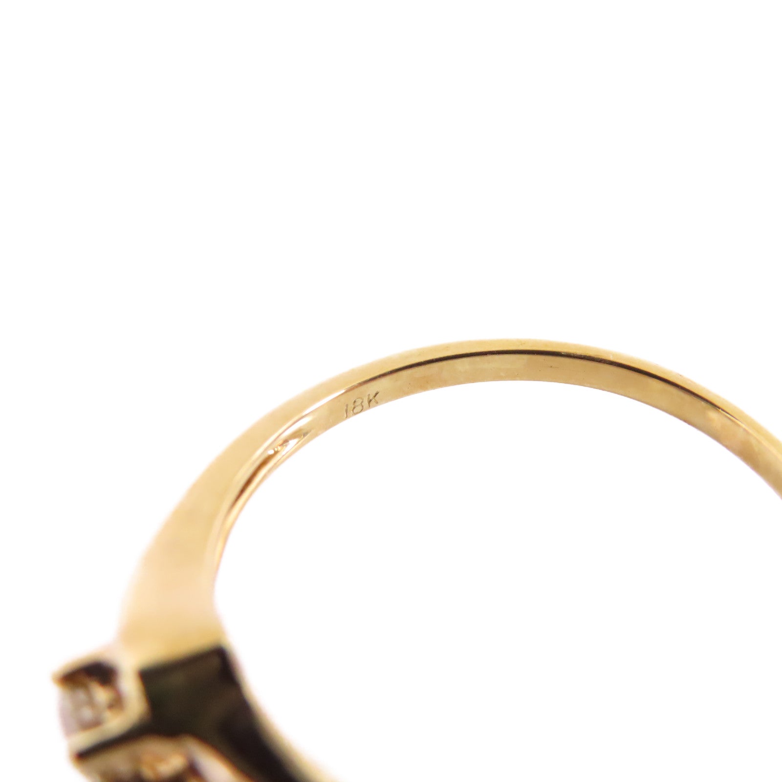 JEWELRY 18K黃金/鑽石Diamond Ring戒指US#7.5