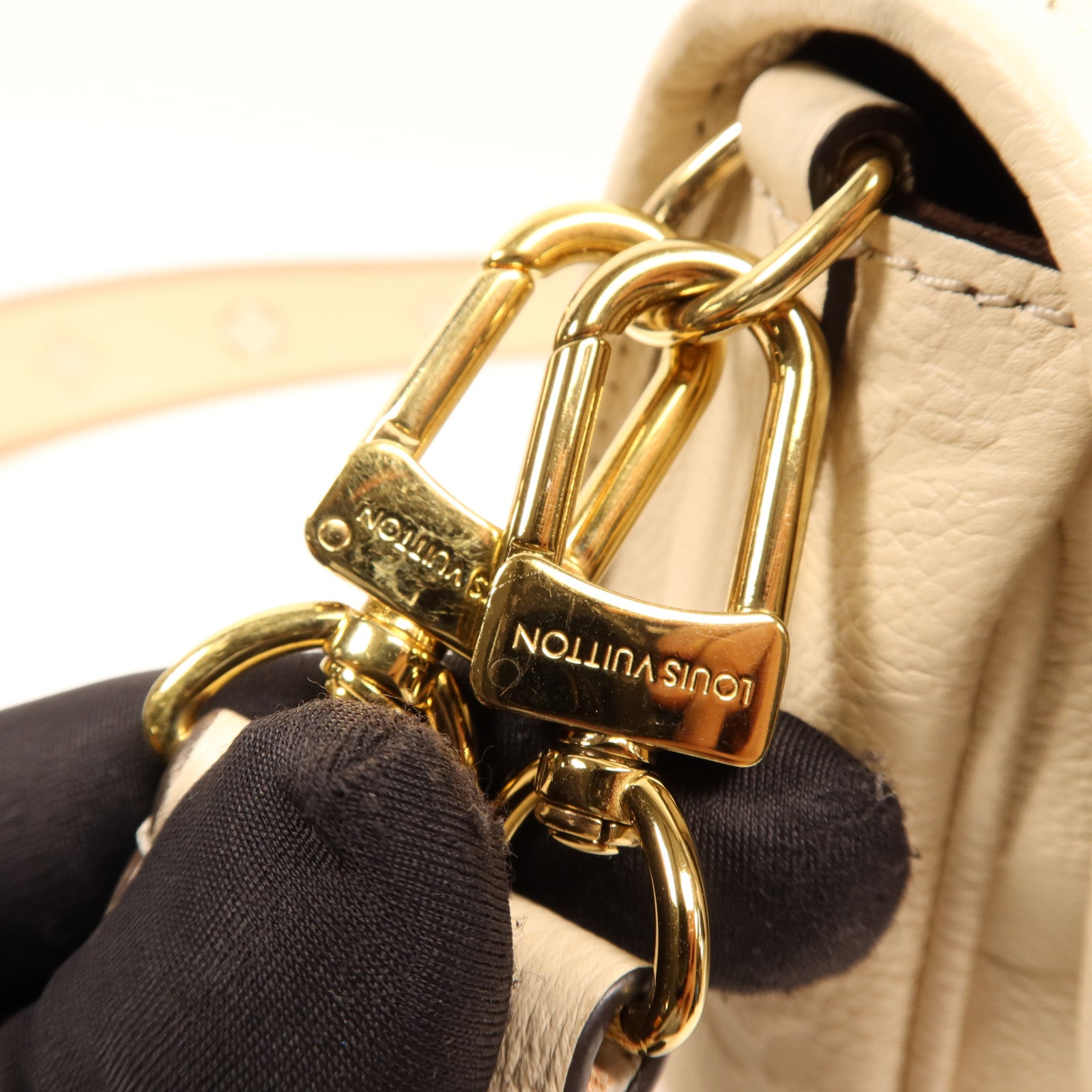 LOUIS VUITTON Monogram Empreinte Diane金扣手挽肩背兩用袋