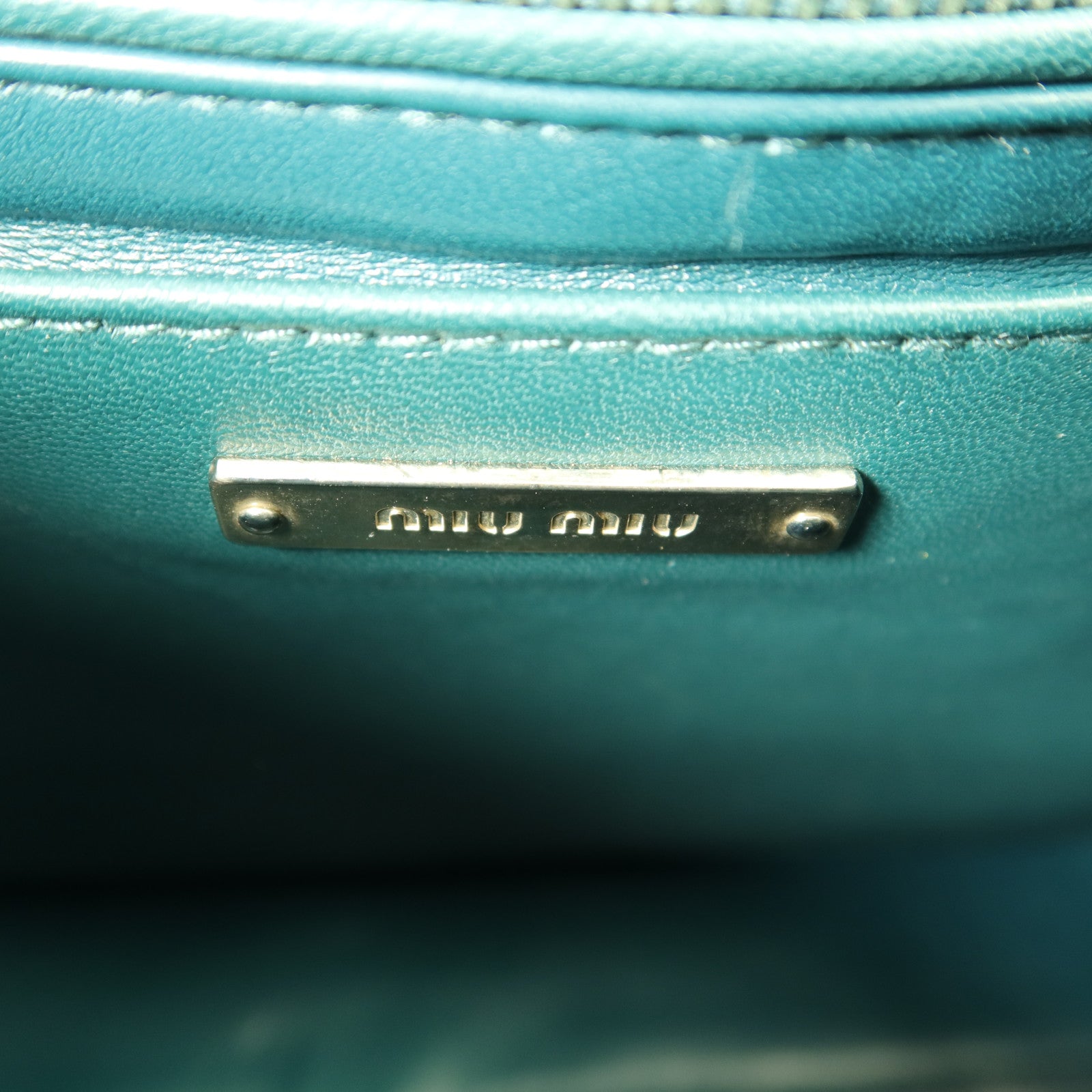 Miu Miu 牛皮皮革Matelasse 2 Way Shoulder Bag手挽肩背兩用袋