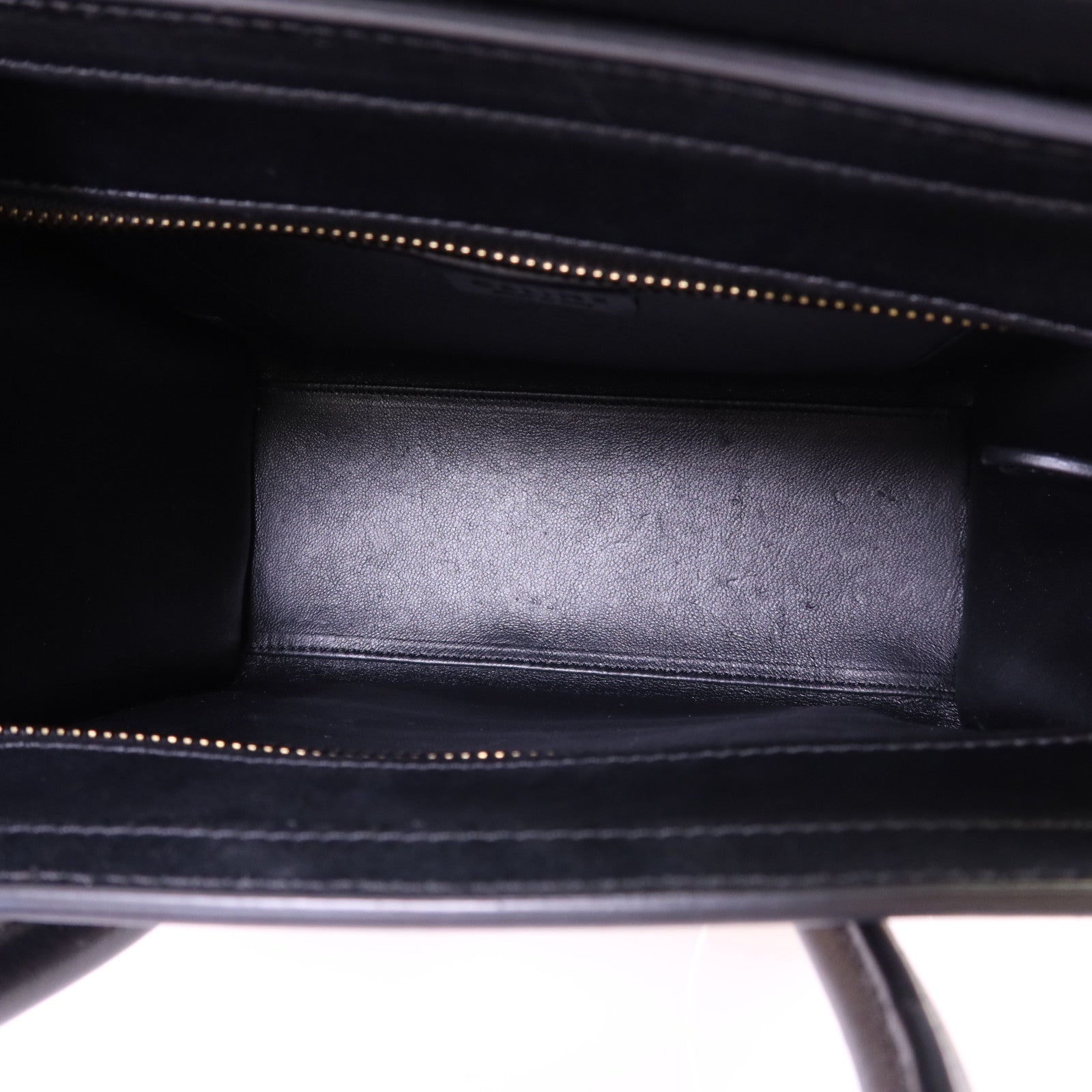 CELINE 牛皮皮革Nano Luggage金扣手挽肩背兩用袋