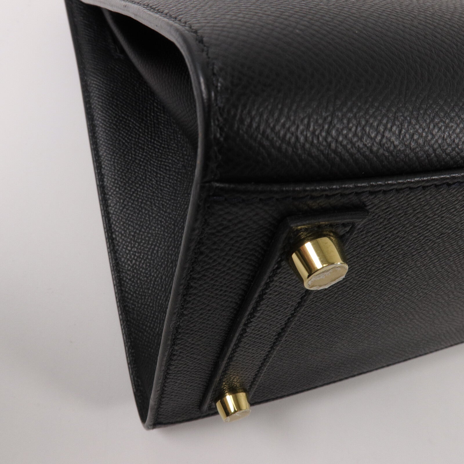HERMES Epsom皮革Birkin 30手挽袋Noir