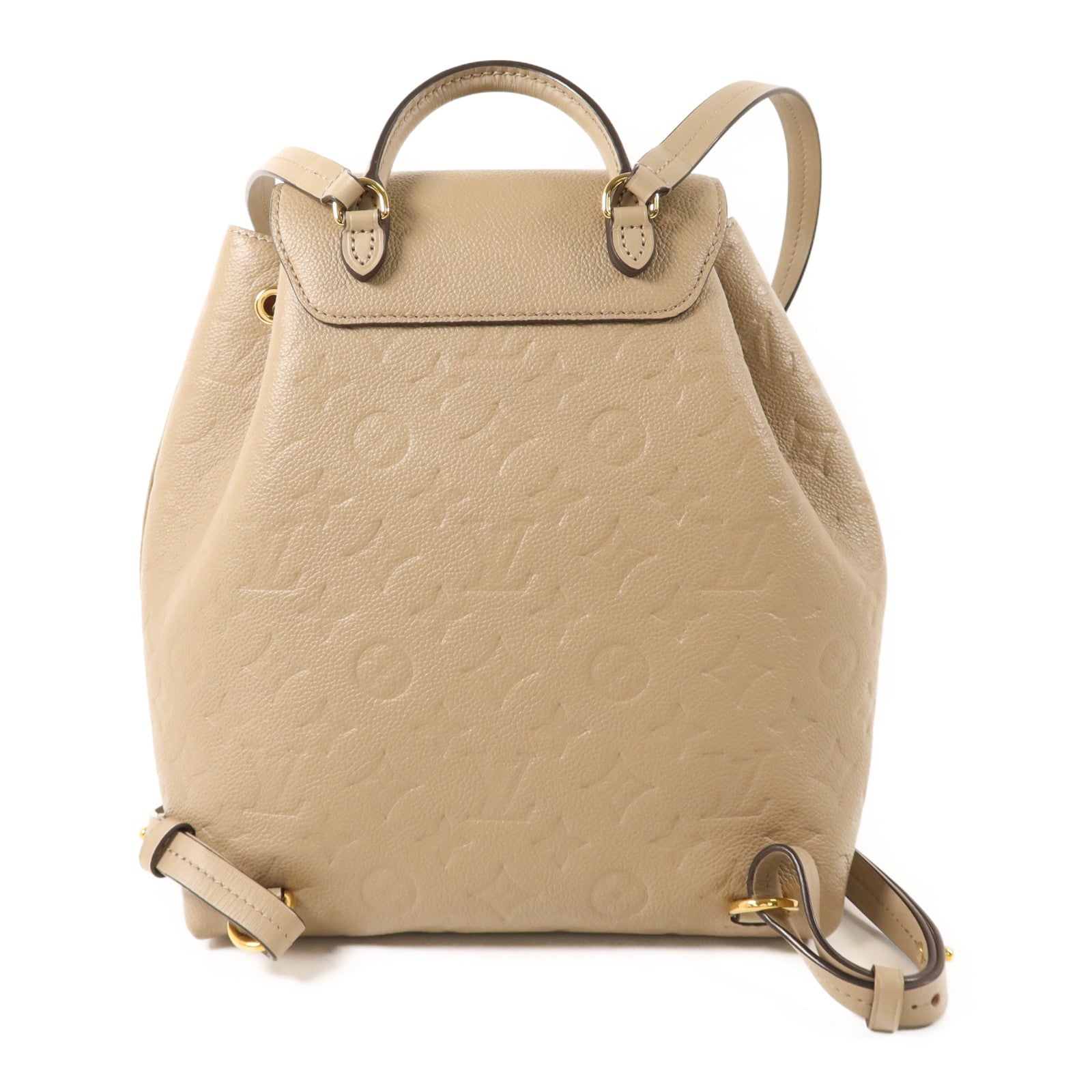 LOUIS VUITTON Monogram Empreinte Montsouris PM金扣背包