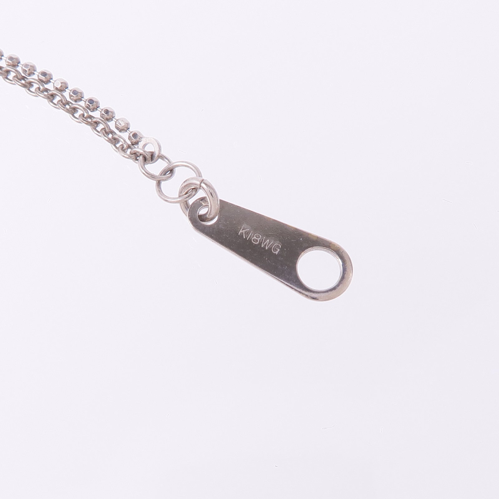 JEWELRY 18K白金Sapphire Diamond Necklace藍寶石/鑽石項鍊