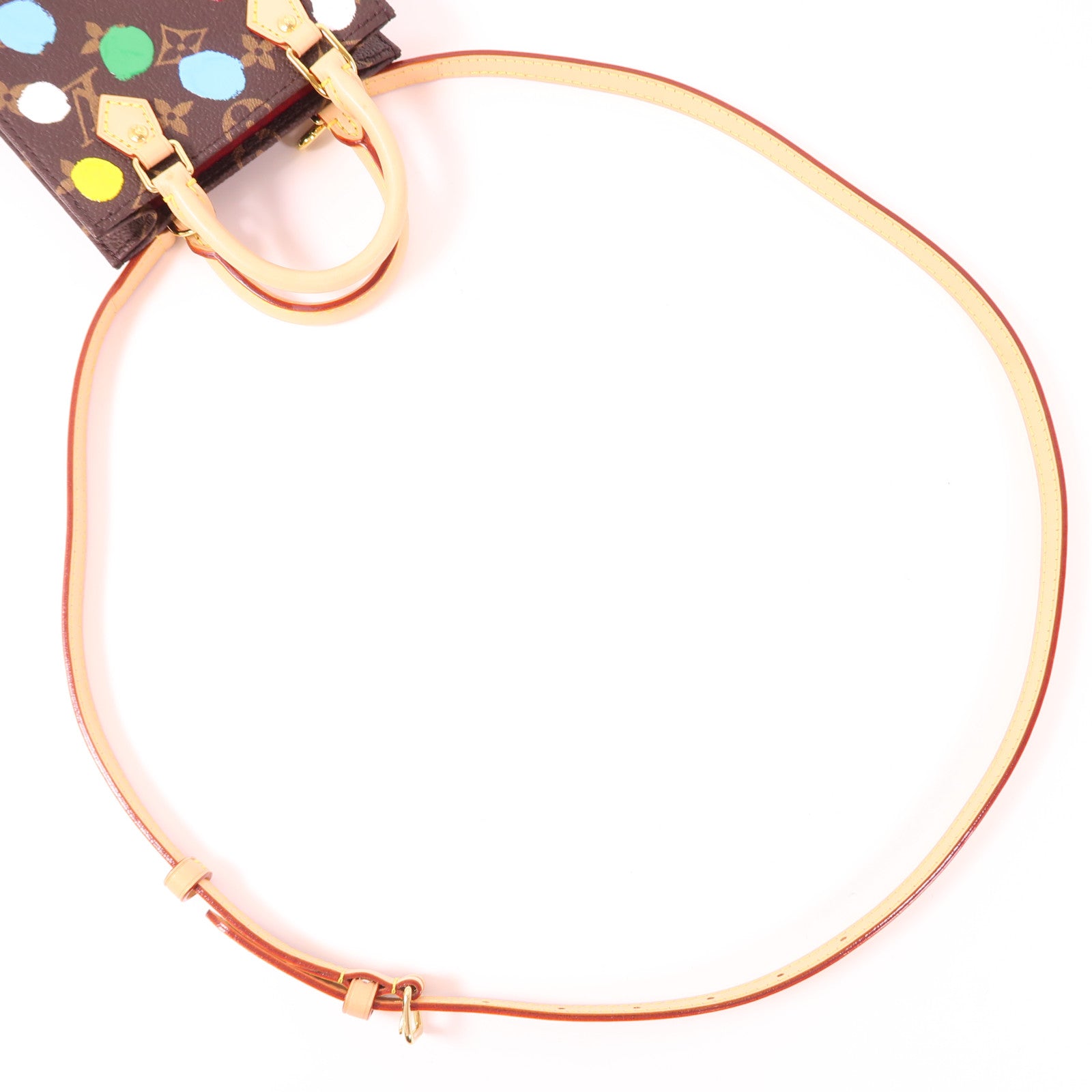LOUIS VUITTON Monogram YK Petit Sac Plat金扣手挽肩背兩用袋