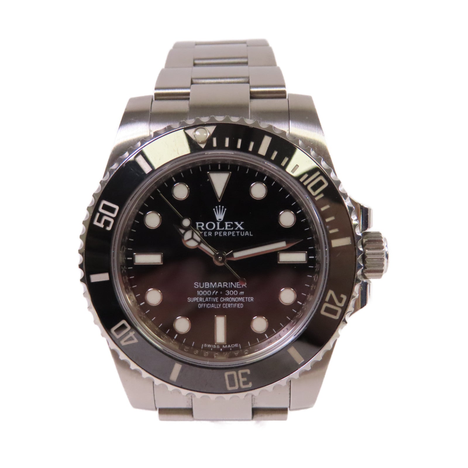 ROLEX Submariner Watch不鏽鋼自動機芯手錶黑色