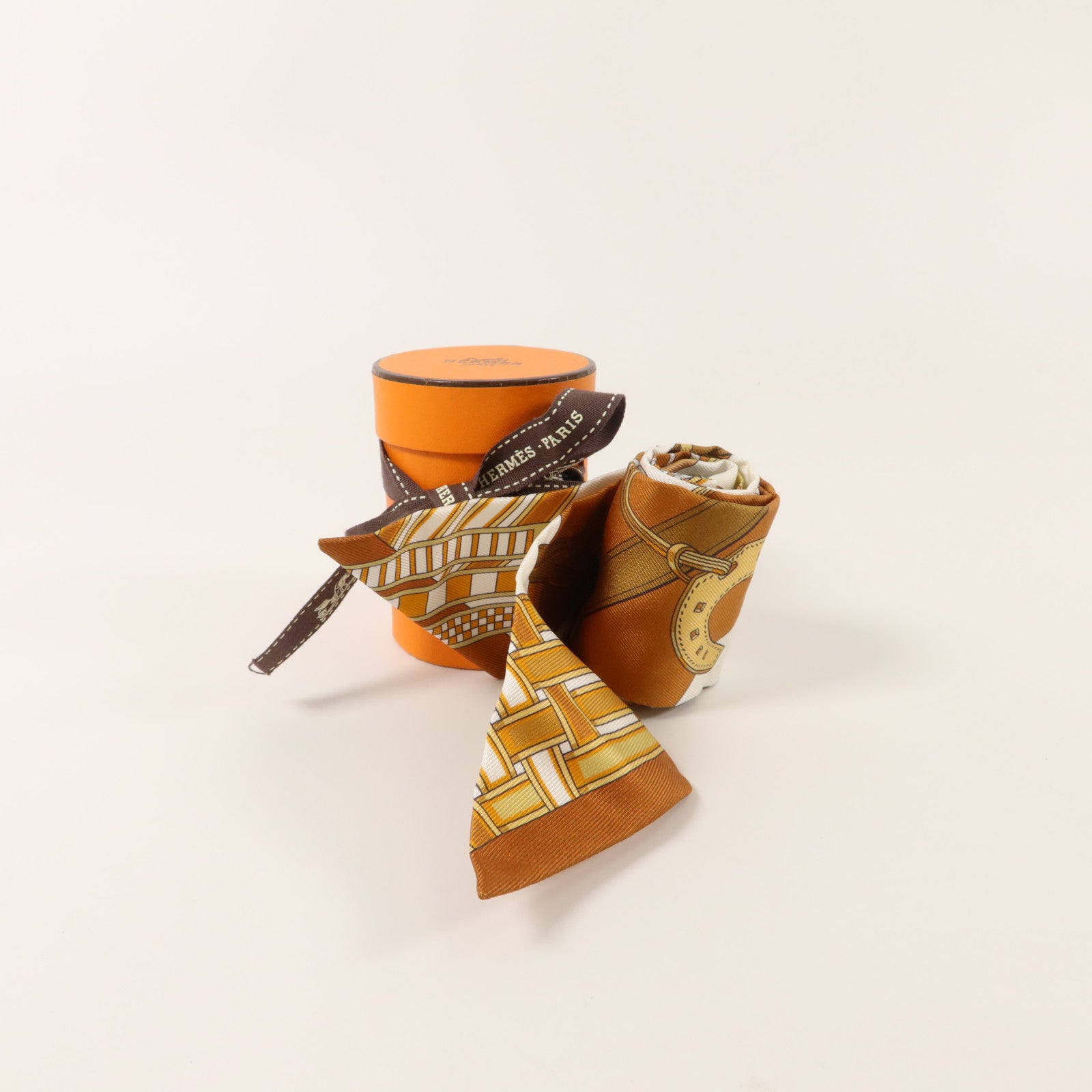 HERMES 絲質Twilly絲巾