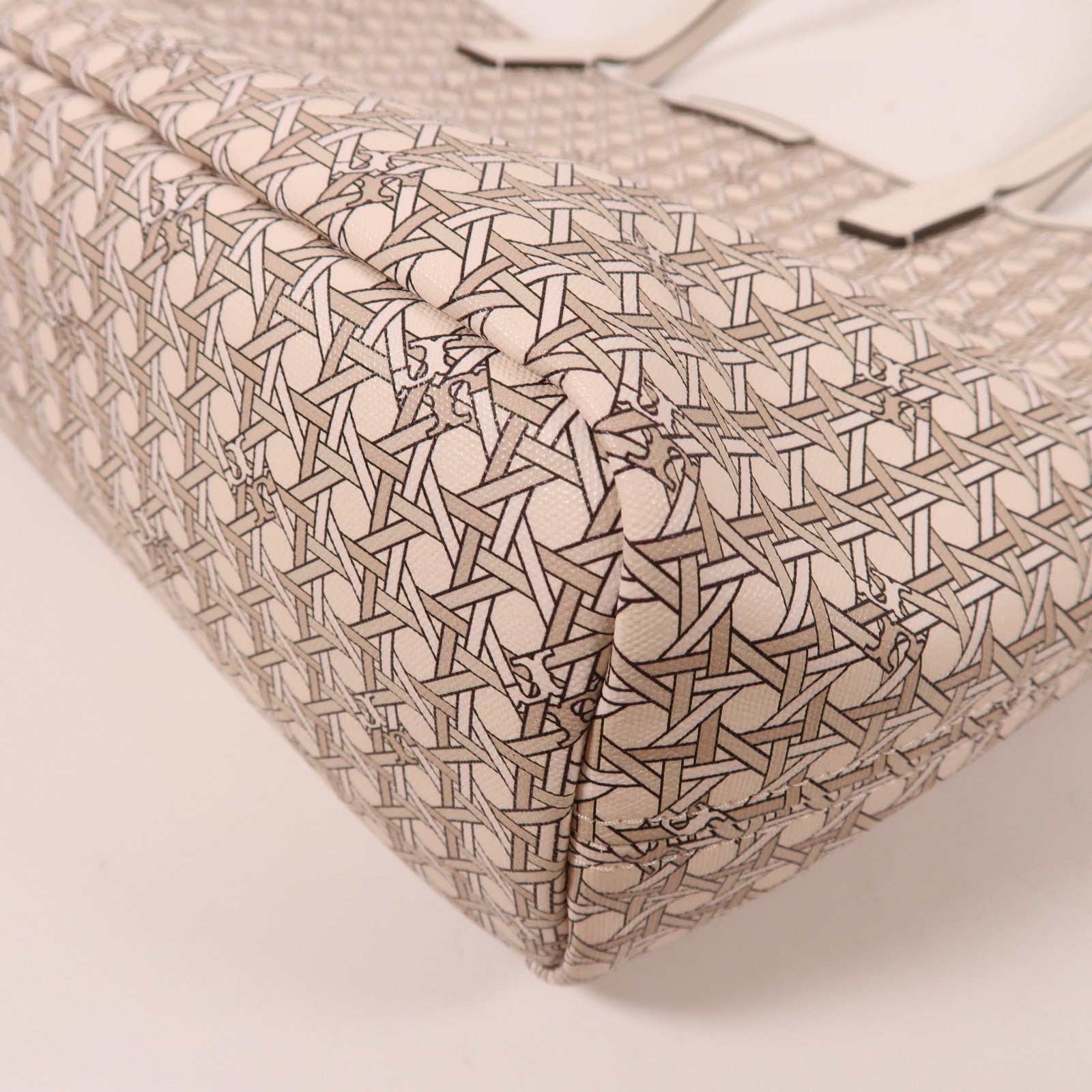 塗層帆布Shoulder Tote金扣肩背袋/手挽袋