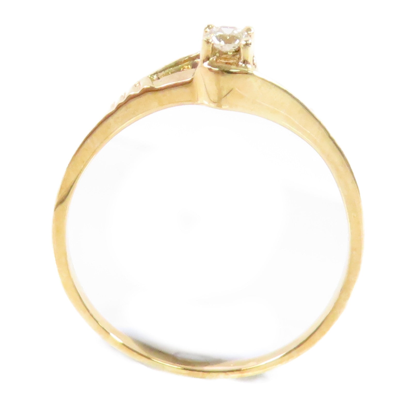 JEWELRY 18K黃金/鑽石Diamond Ring戒指US#7.5