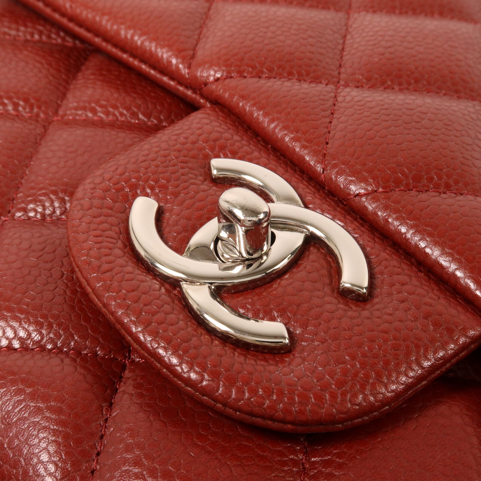 CHANEL 牛皮皮革Maxi Classic鏈帶肩背袋