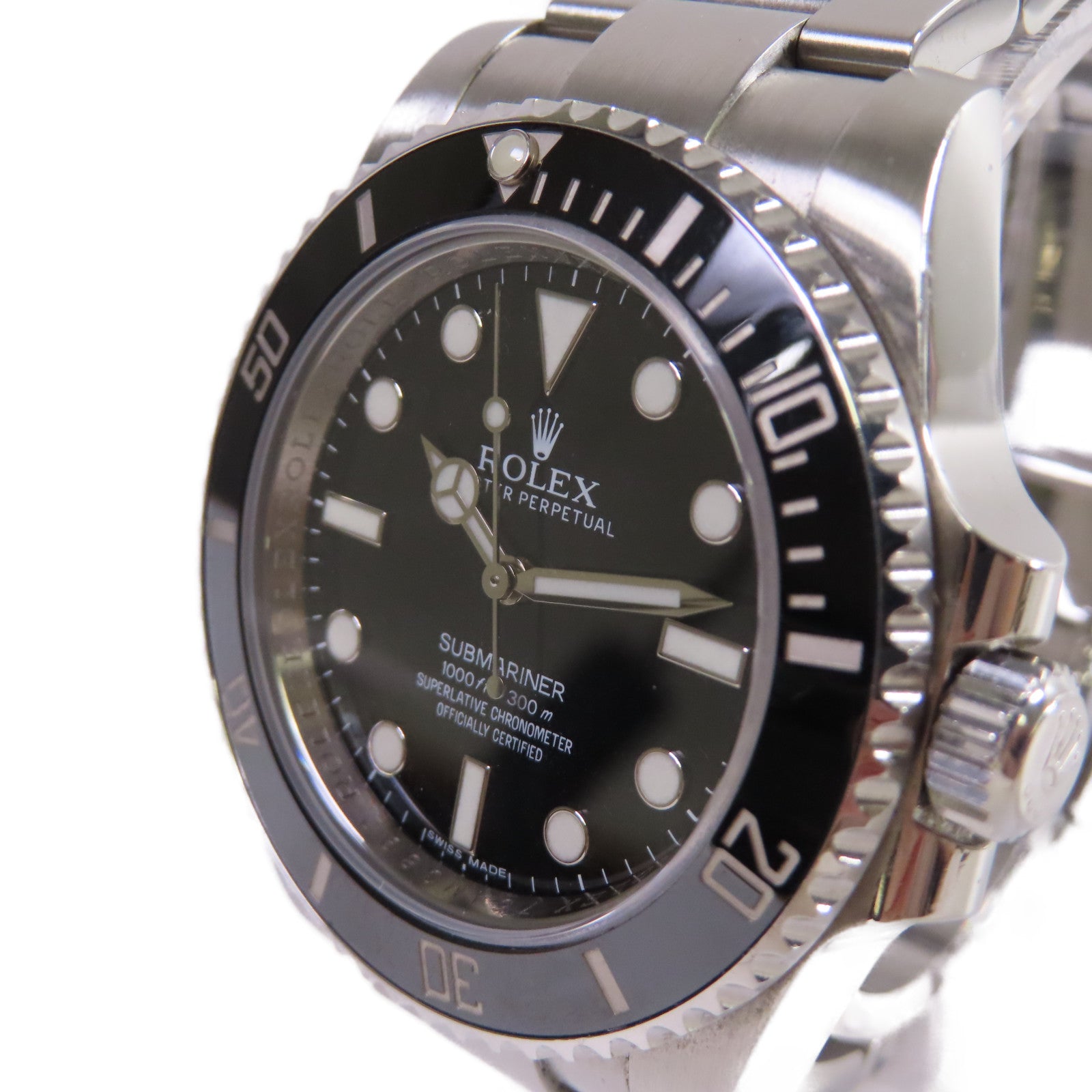ROLEX Submariner Watch不鏽鋼自動機芯手錶黑色