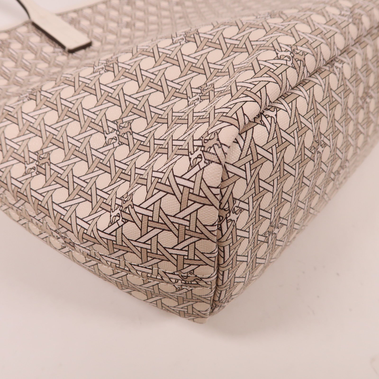 塗層帆布Shoulder Tote金扣肩背袋/手挽袋