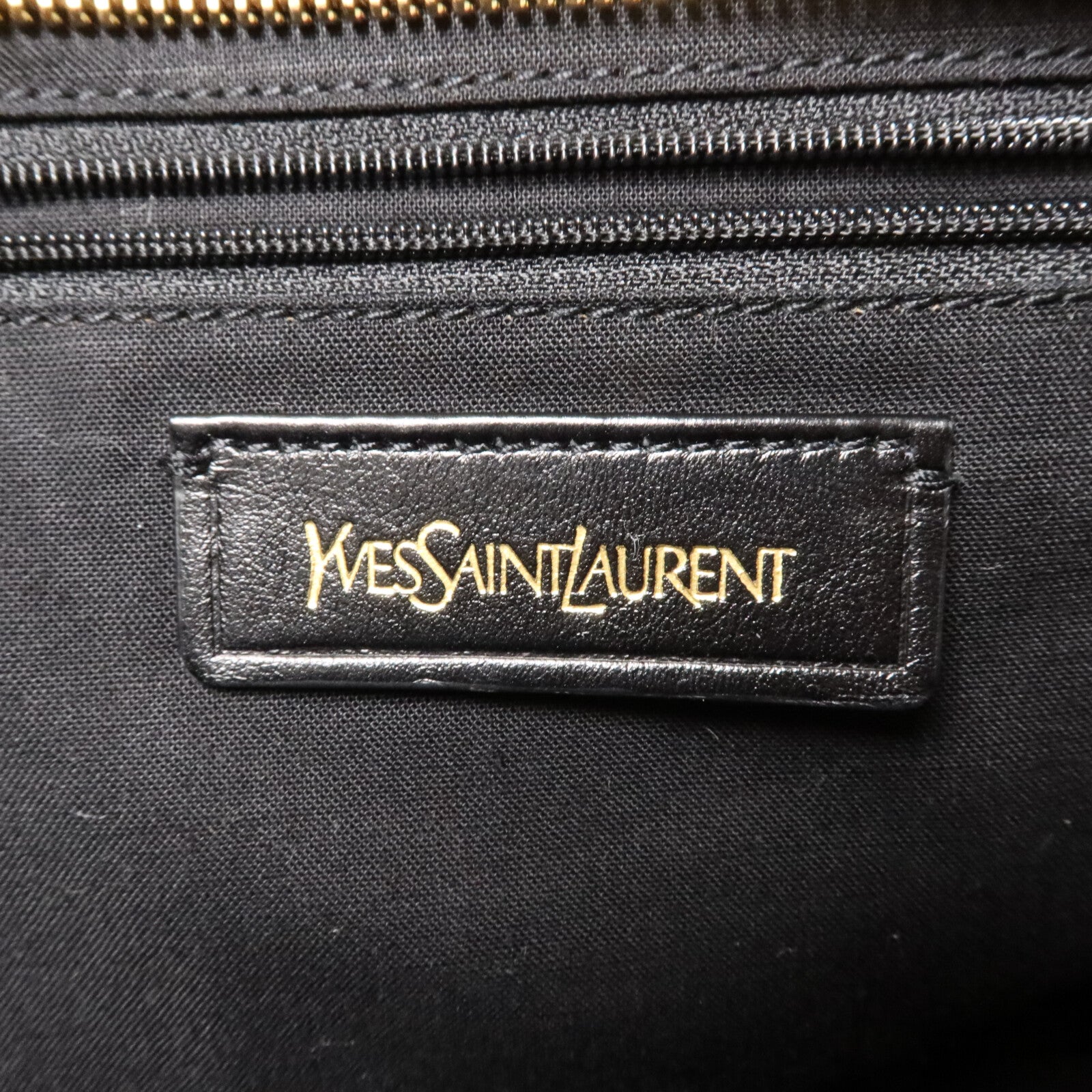 YVES SAINT LAURENT 牛皮皮革Chyc Cabas Small手挽肩背兩用袋