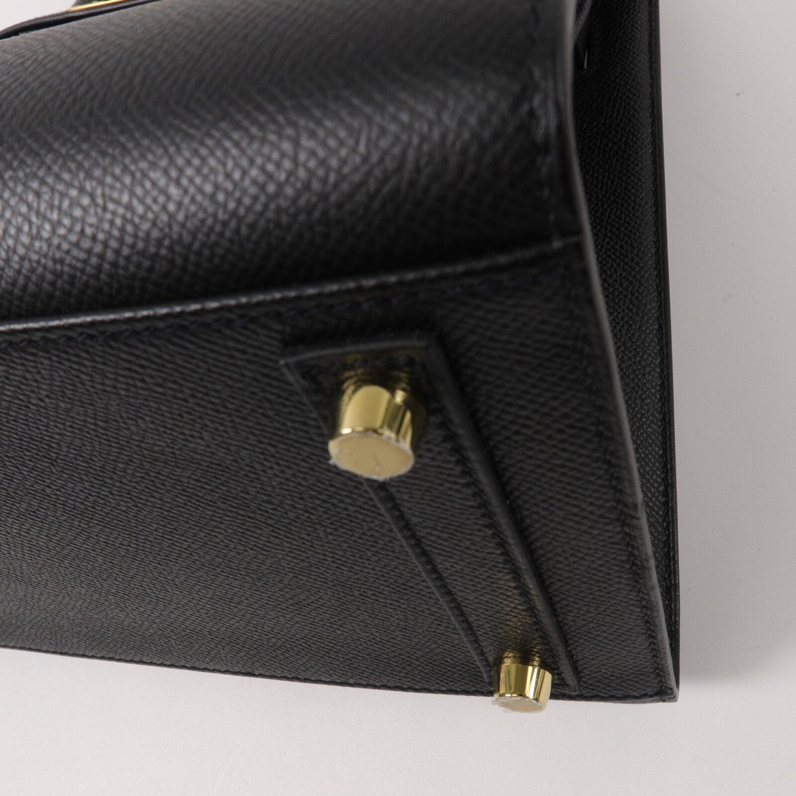 HERMES Epsom皮革Birkin 30手挽袋Noir