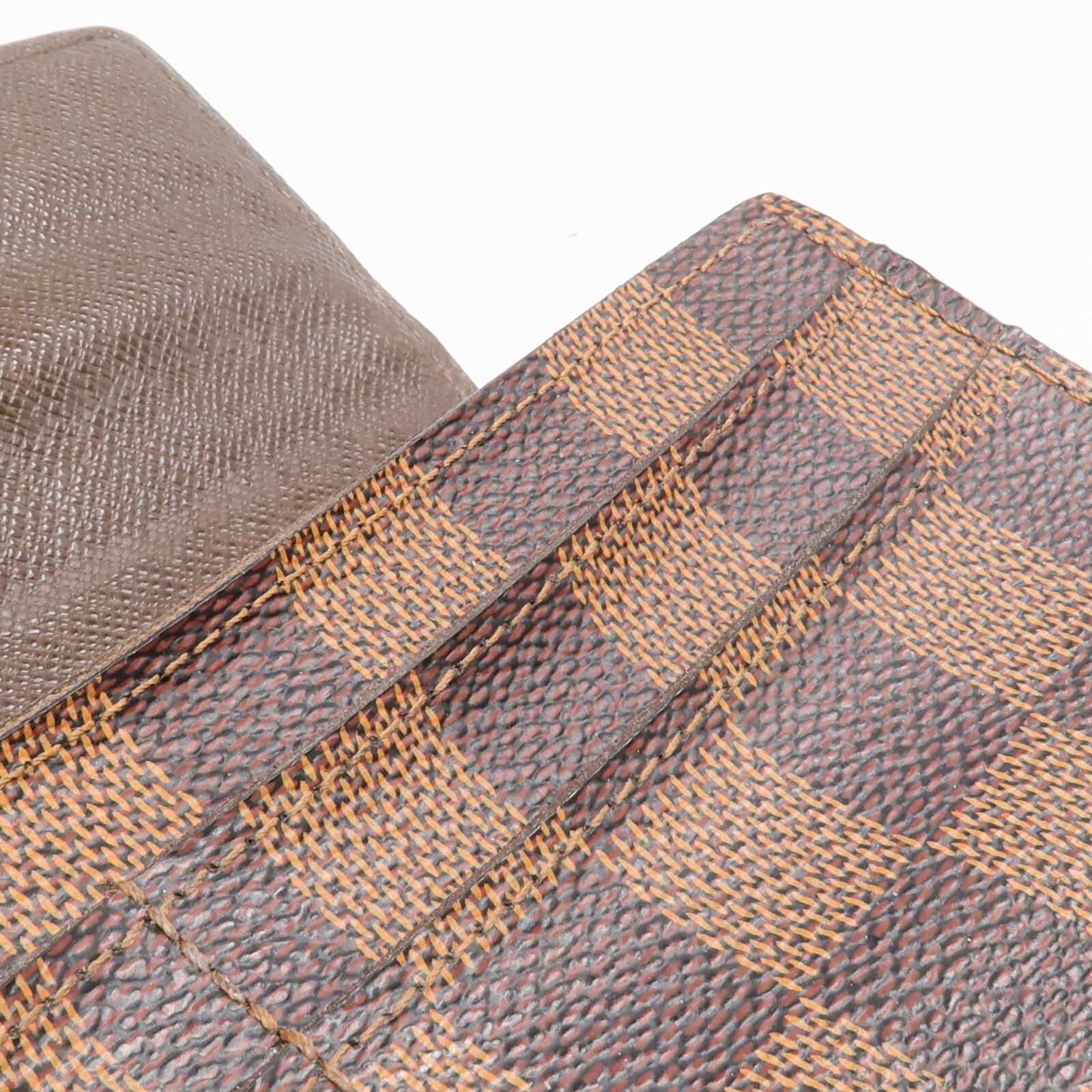 LOUIS VUITTON 【激減優惠】Damier Portefeuille Sarah 金扣長錢包