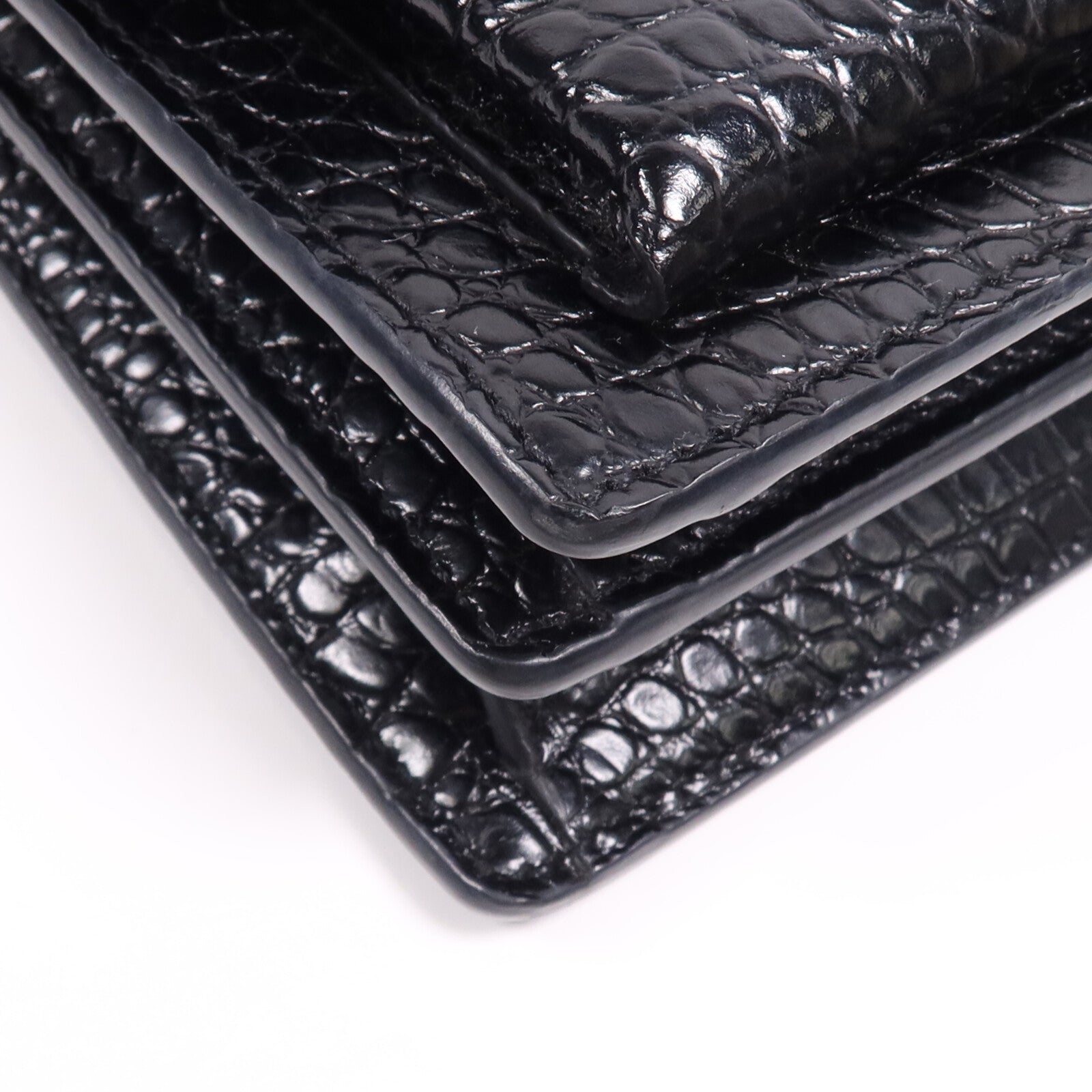 SAINT LAURENT 牛皮皮革Sunset Medium銀扣鏈帶肩背袋