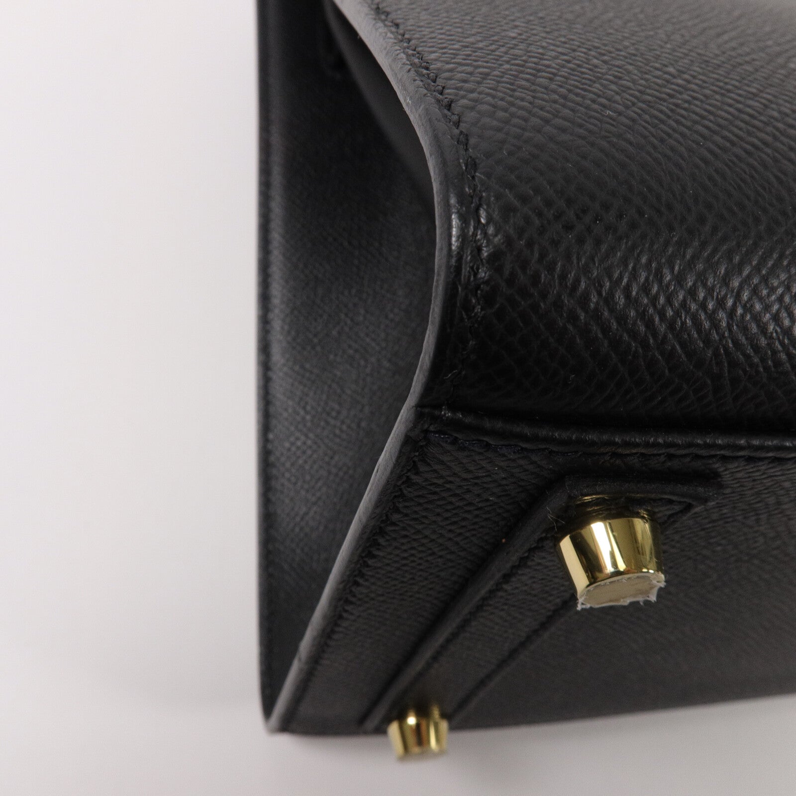 HERMES Epsom皮革Birkin 30手挽袋Noir