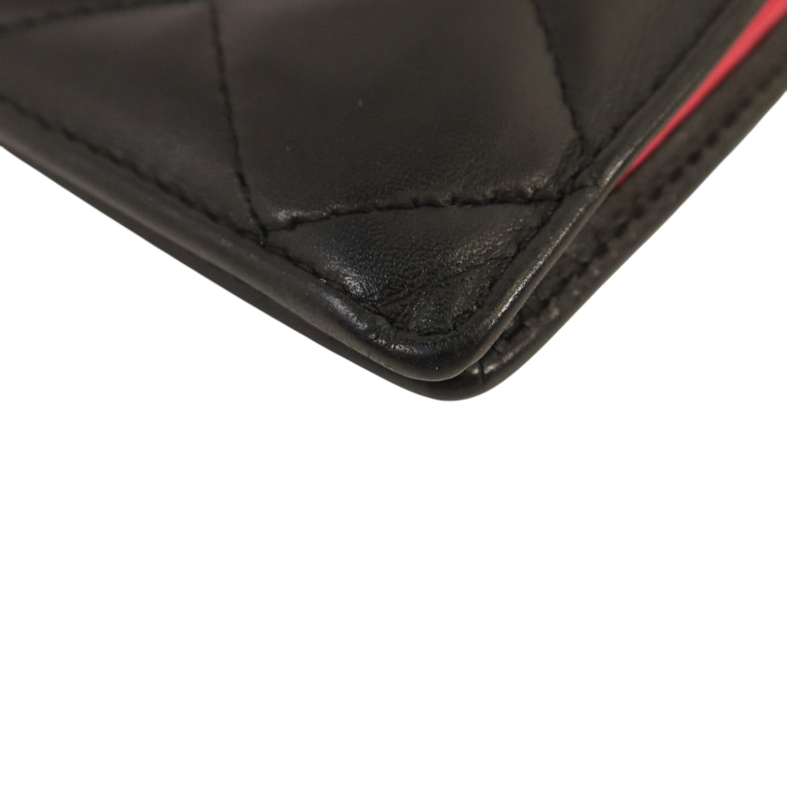 CHANEL 牛皮皮革Cambon Long Wallet銀扣長錢包