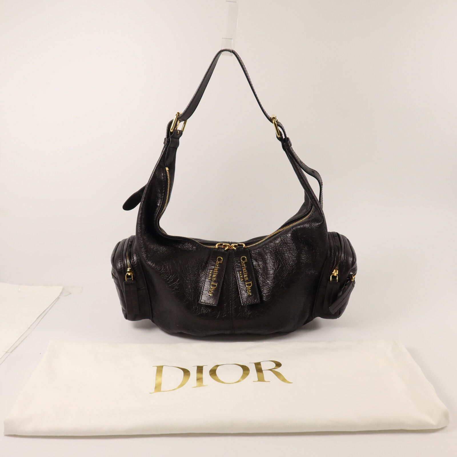 Dior 牛皮皮革Grand Tour Pocket Medium肩背袋
