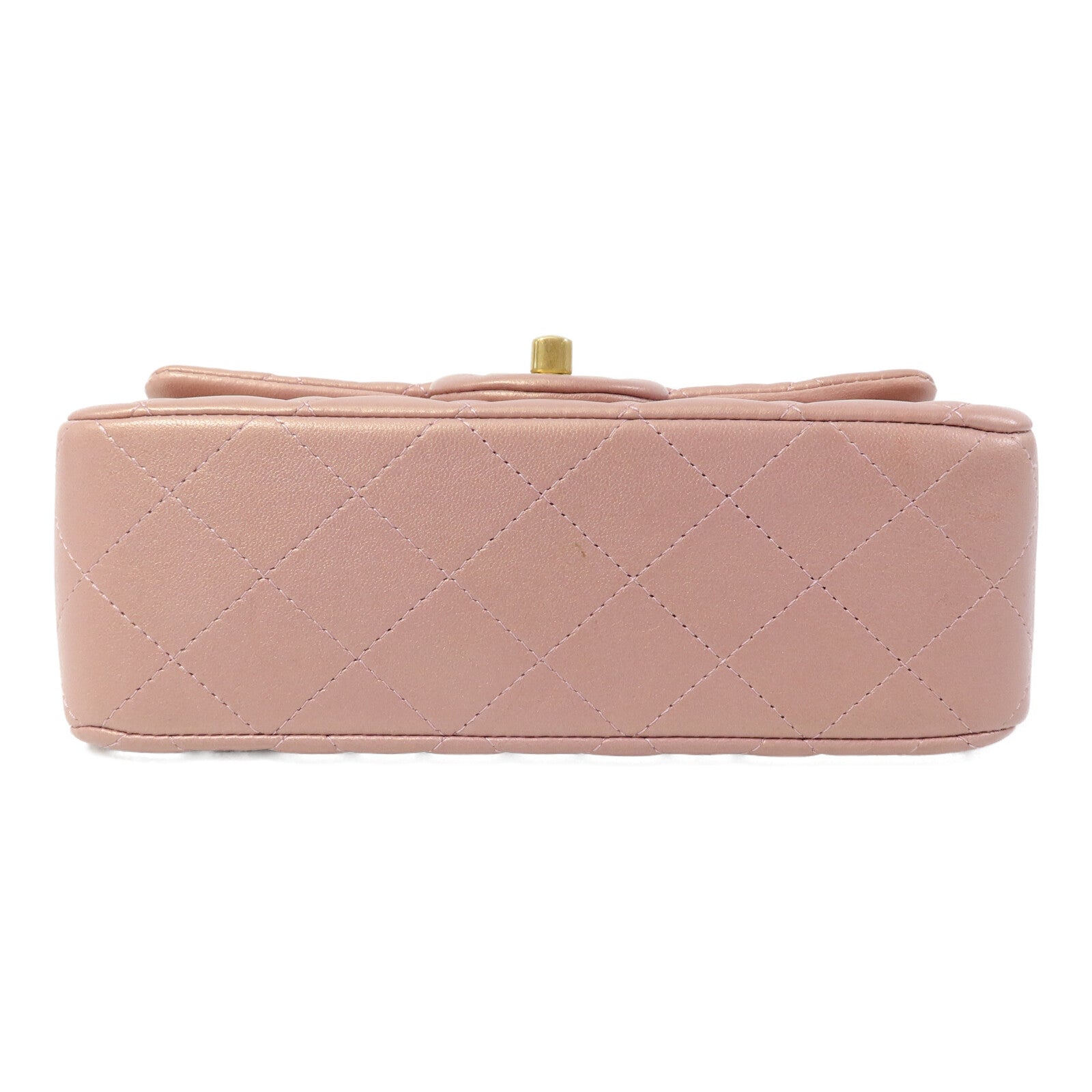 CHANEL 羊皮皮革Mini Flap Bag With Top Handle鏈帶肩背袋