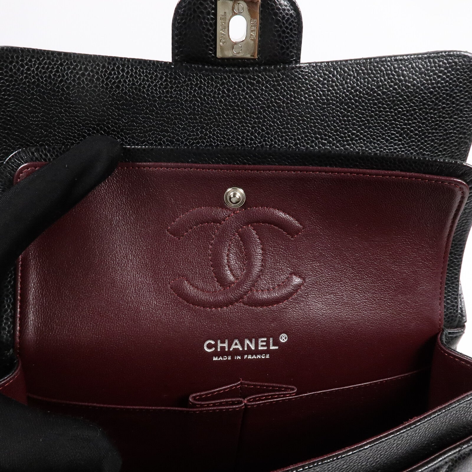 CHANEL 牛皮皮革Classic 23鏈帶肩背袋