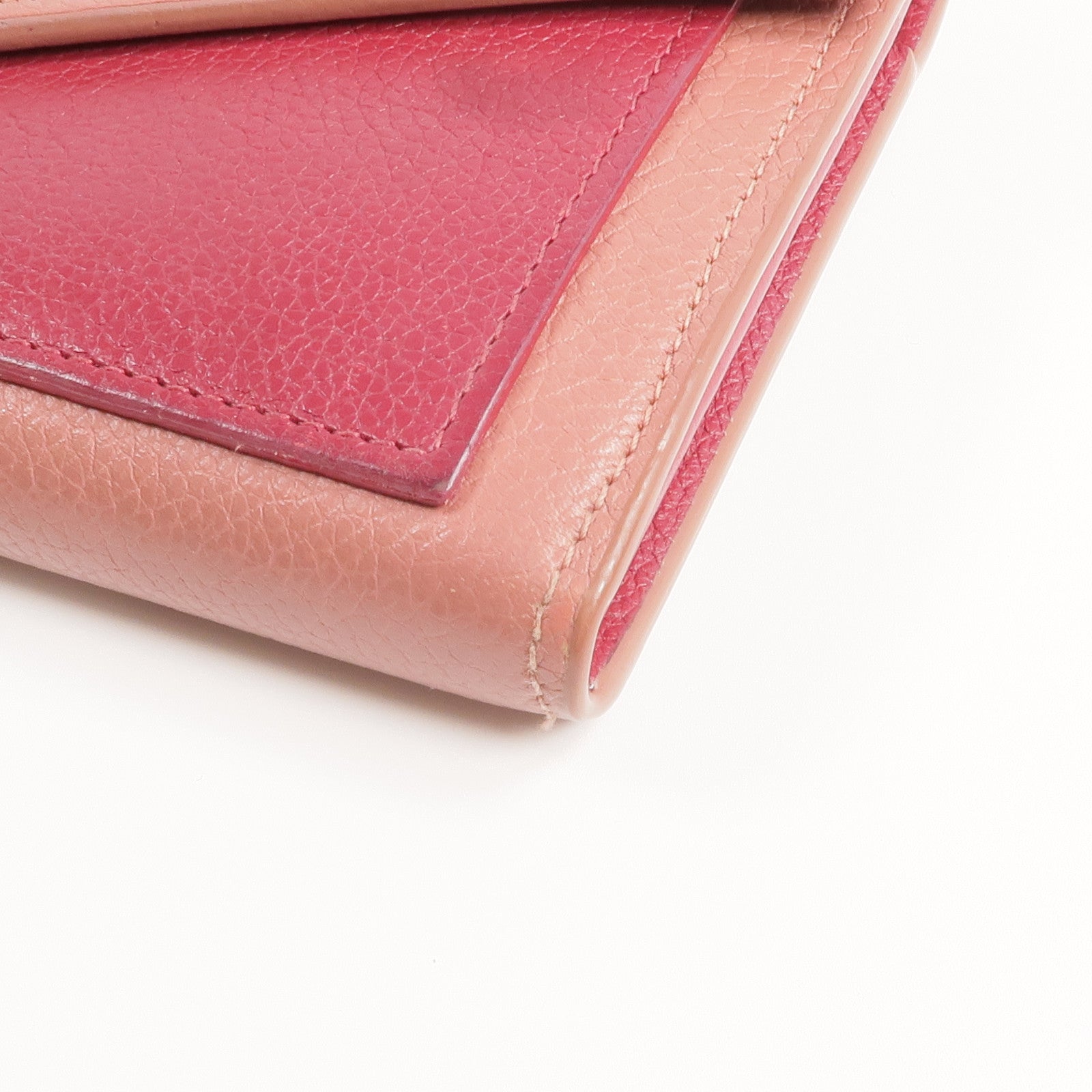 LOUIS VUITTON 牛皮皮革Portefeuille Mylockme銀扣長錢包