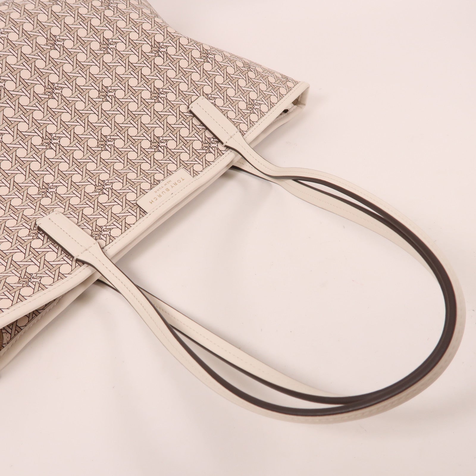 塗層帆布Shoulder Tote金扣肩背袋/手挽袋