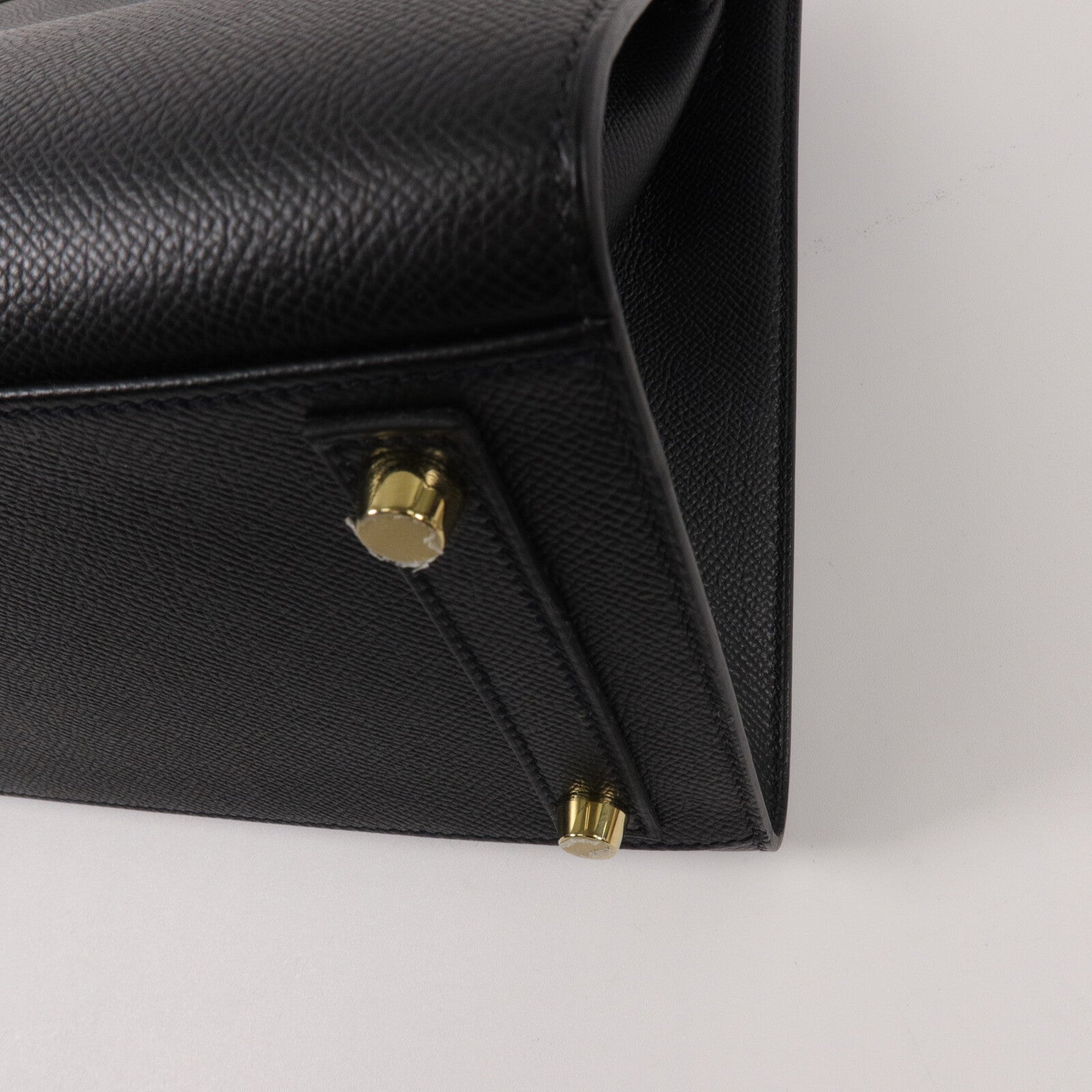 HERMES Epsom皮革Birkin 30手挽袋Noir